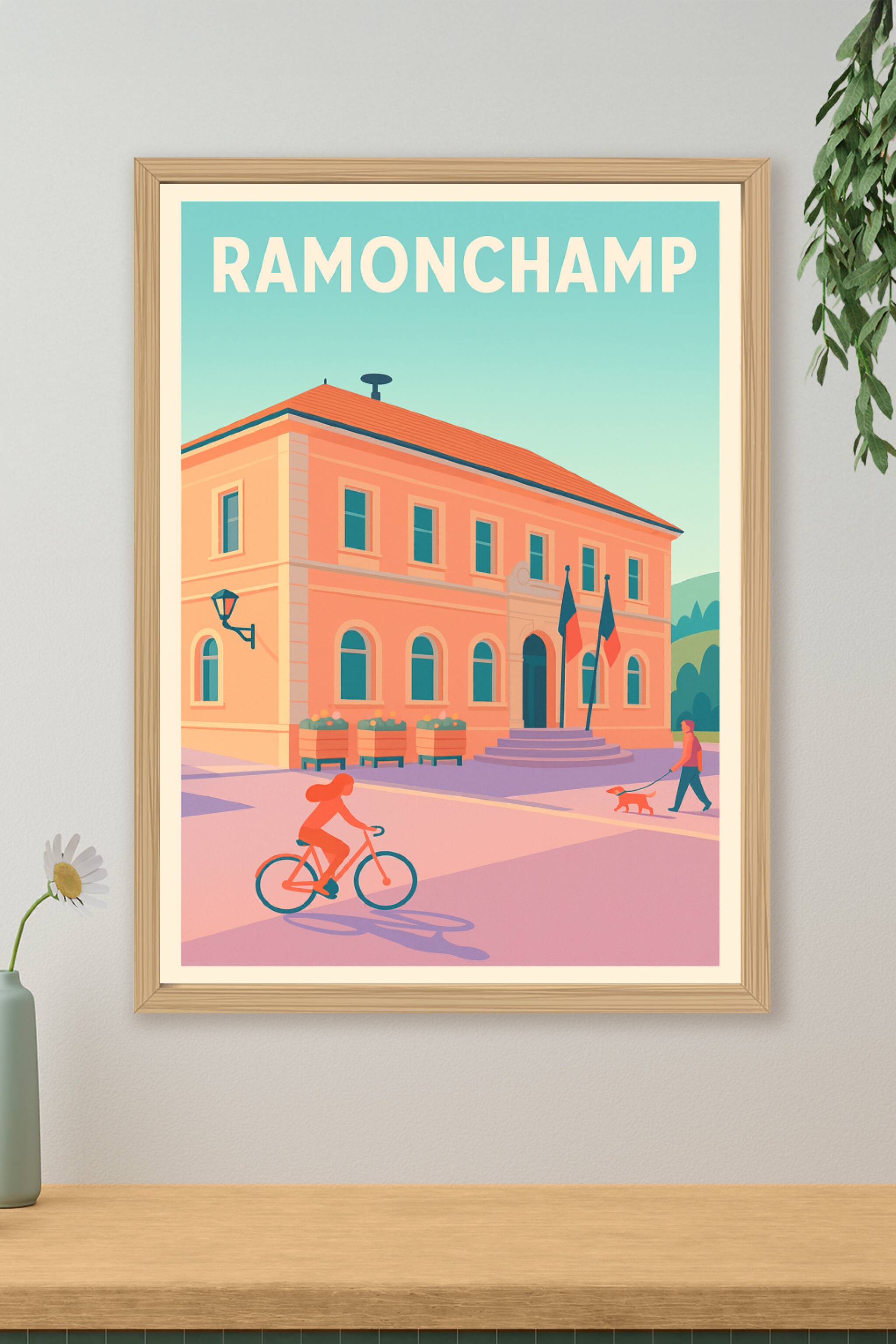 Affiche de Ramonchamp - Charme et quiétude au cœur de la ville