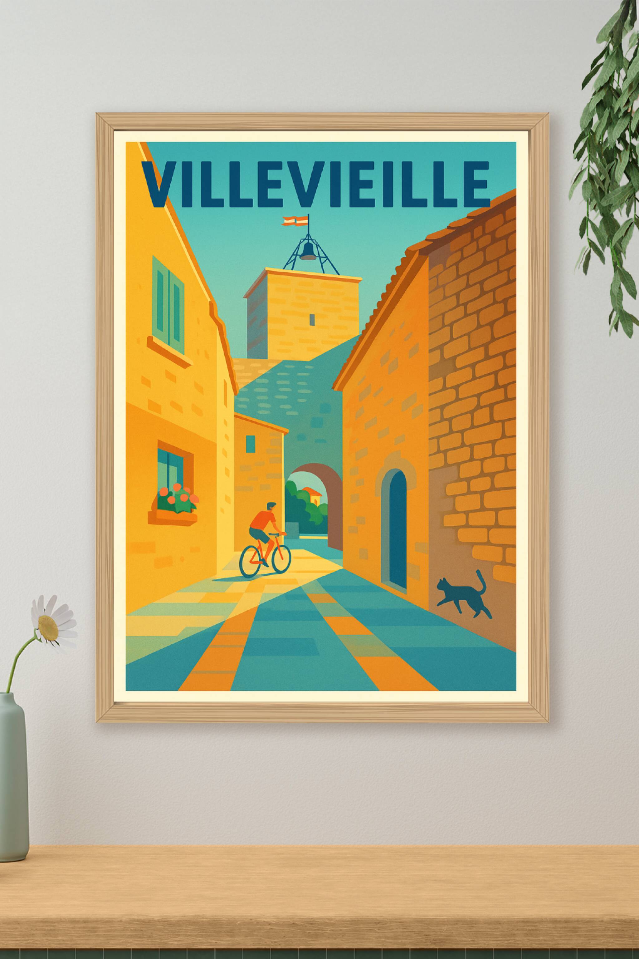 Affiche de Villevieille - Balade lumineuse au cœur du village