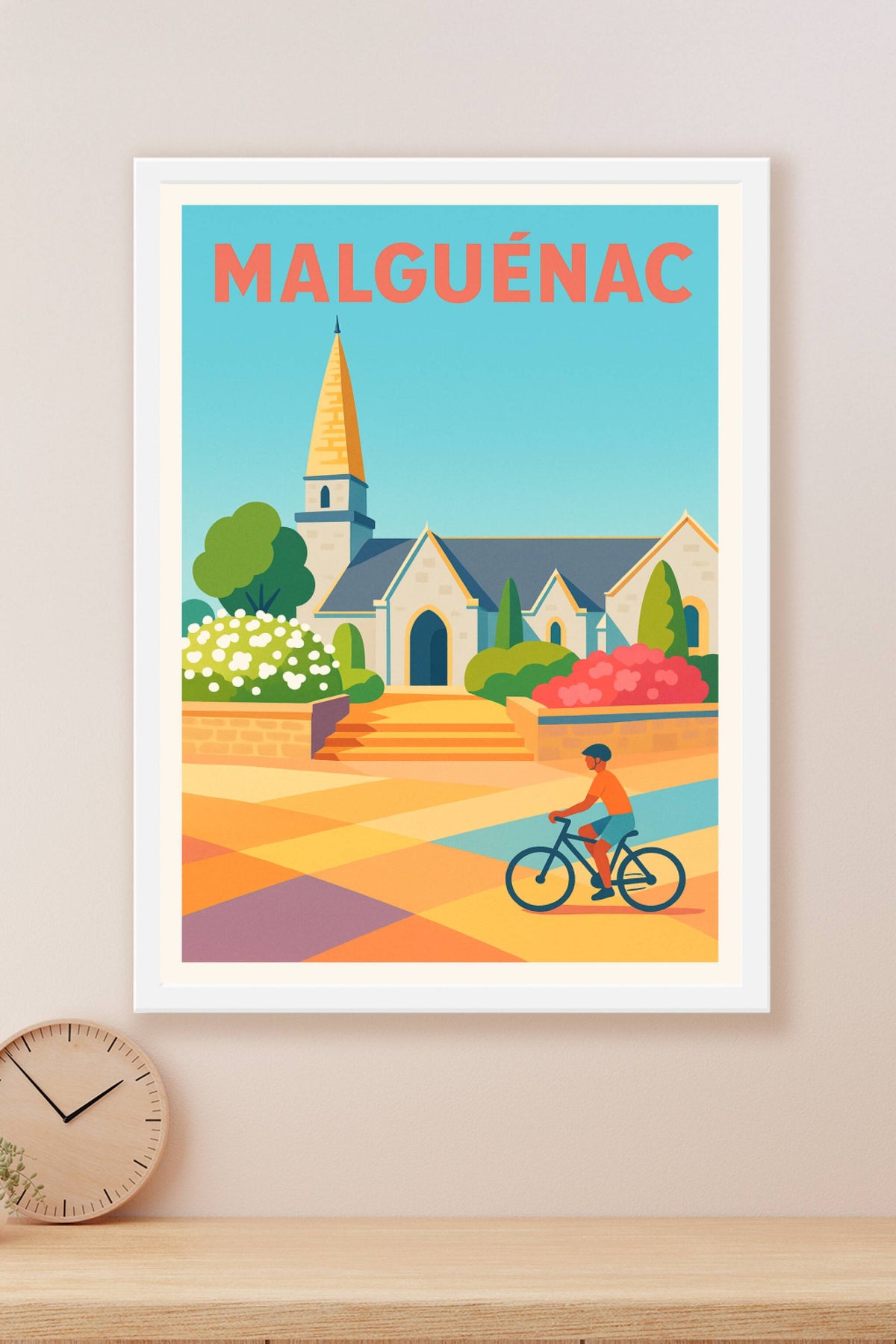 Affiche de Malguénac - Charme et sérénité en Bretagne