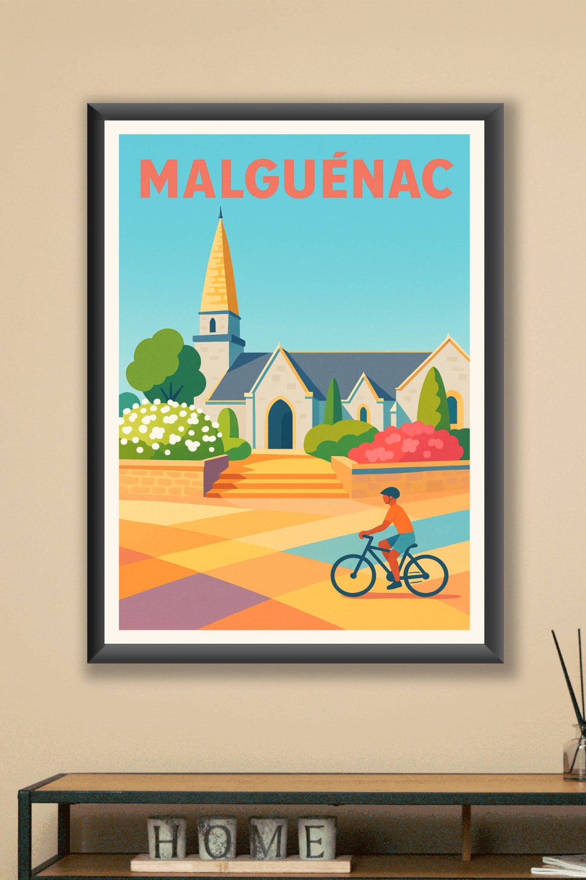 Affiche de Malguénac - Charme et sérénité en Bretagne