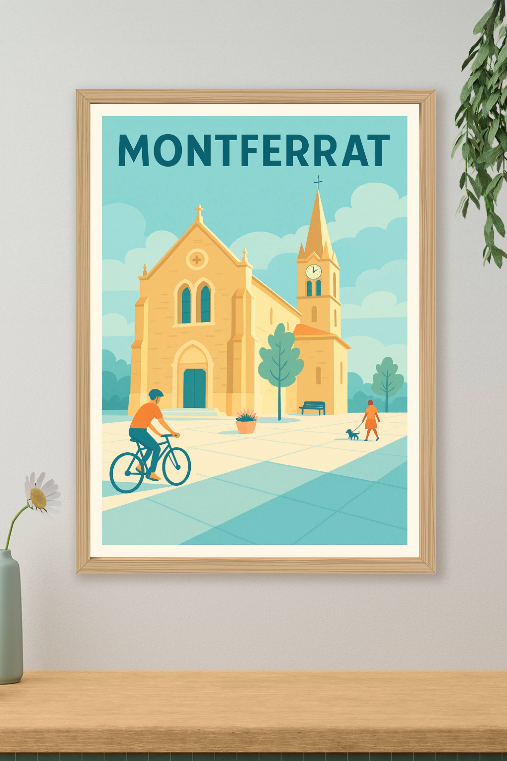 Affiche de Montferrat - Charme et sérénité au cœur de la ville