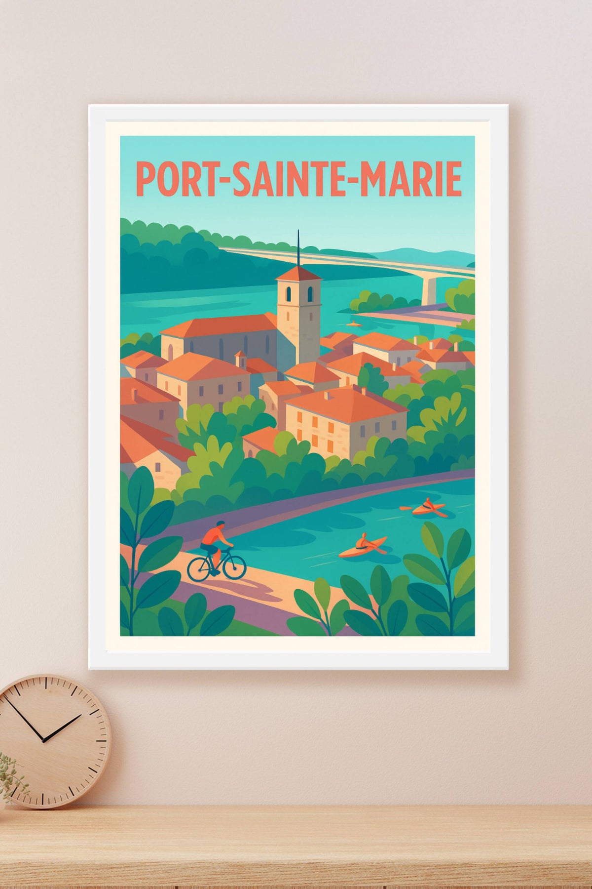 Affiche de Port-Sainte-Marie - Charme et nature au bord de l'eau
