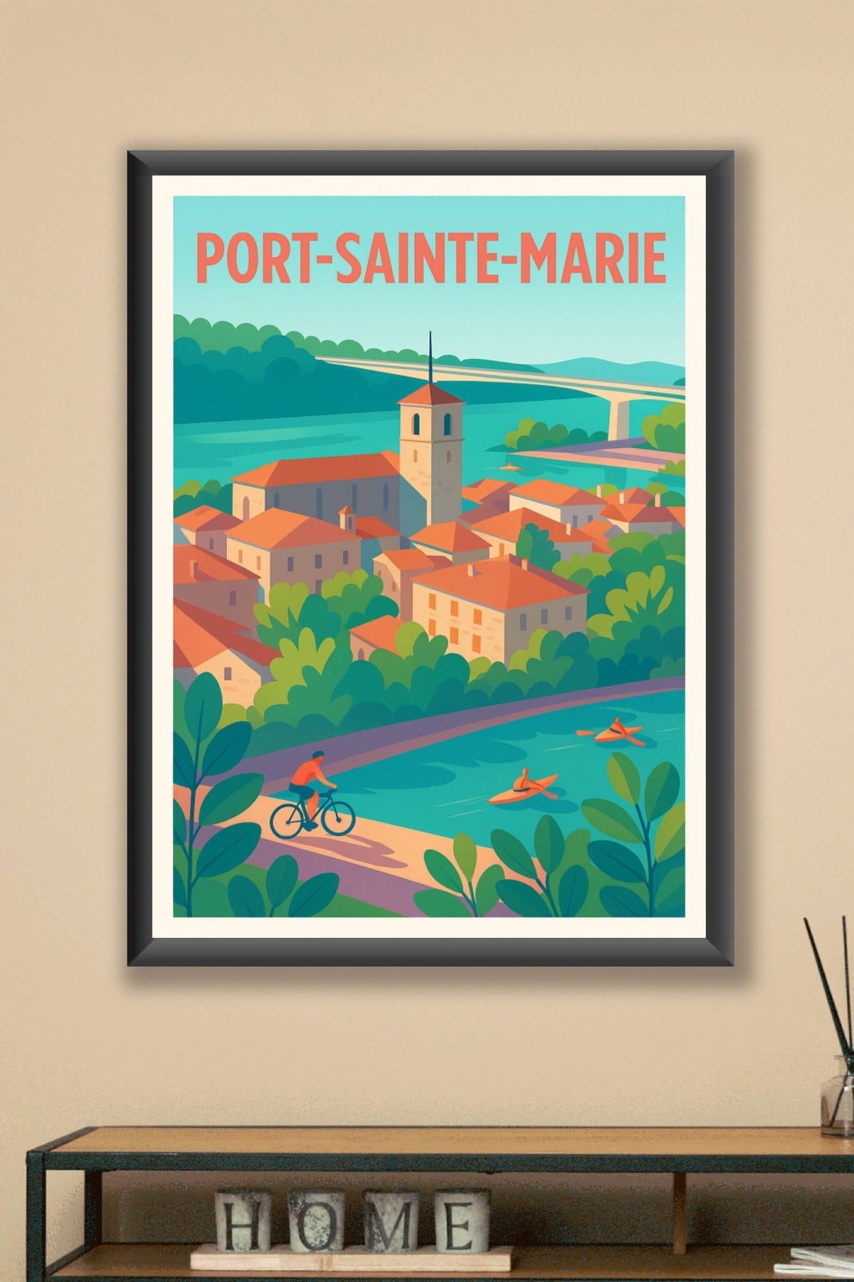Affiche de Port-Sainte-Marie - Charme et nature au bord de l'eau