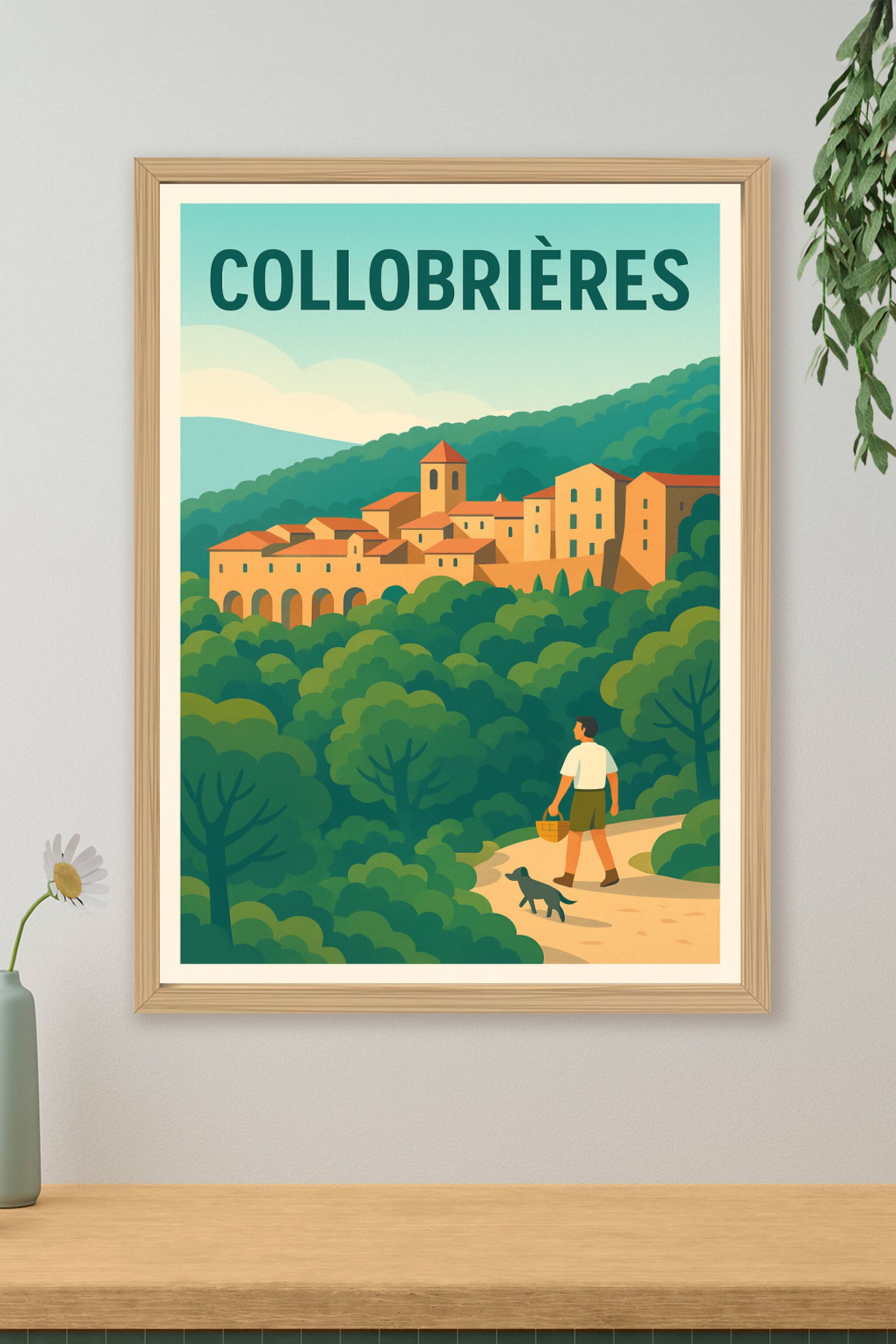 Affiche de Collobrières - Escapade bucolique au cœur de la nature