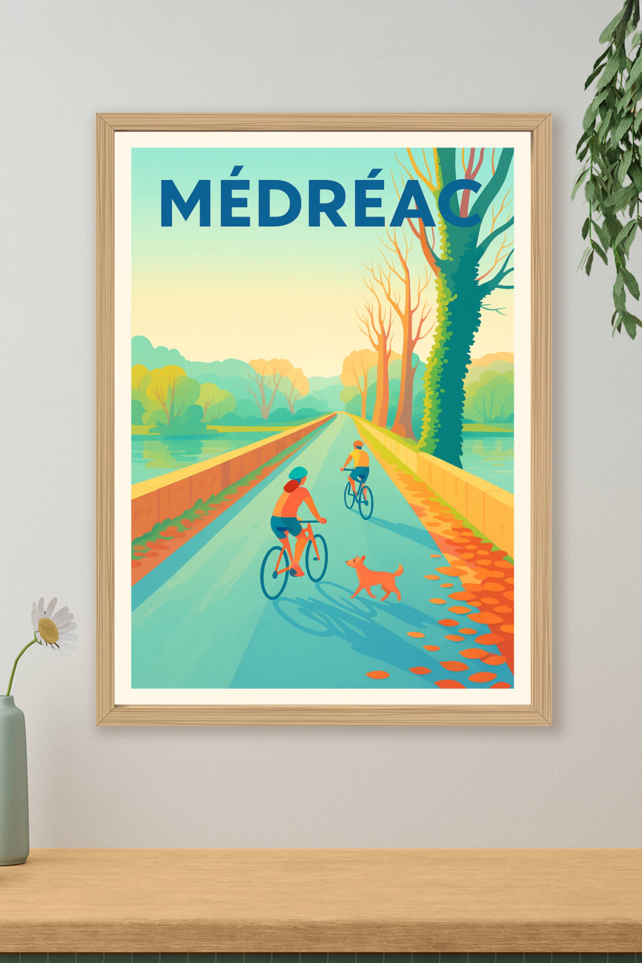 Affiche de Médréac - Balade à vélo en pleine nature