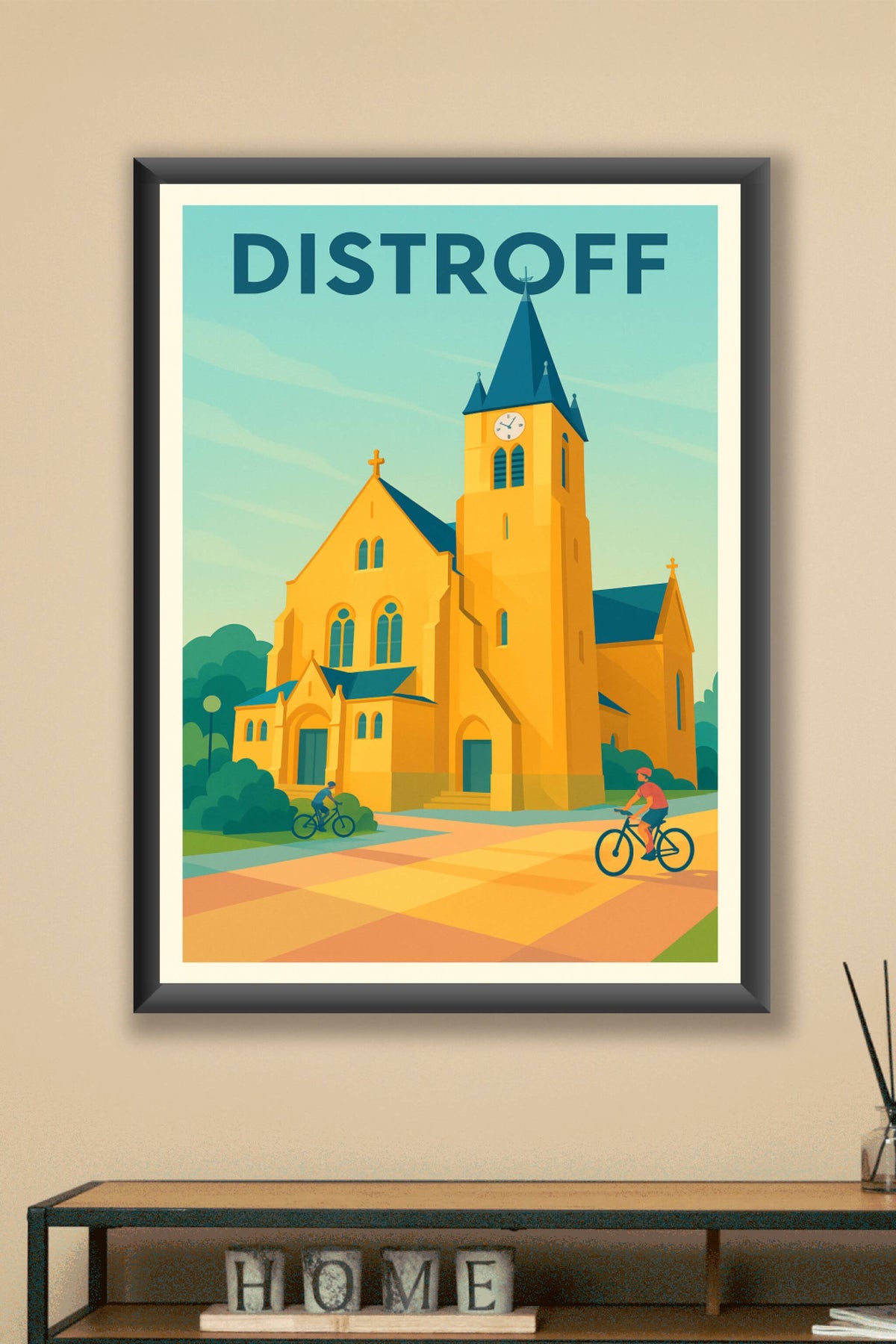Affiche de Distroff - L’église au cœur d’une balade paisible