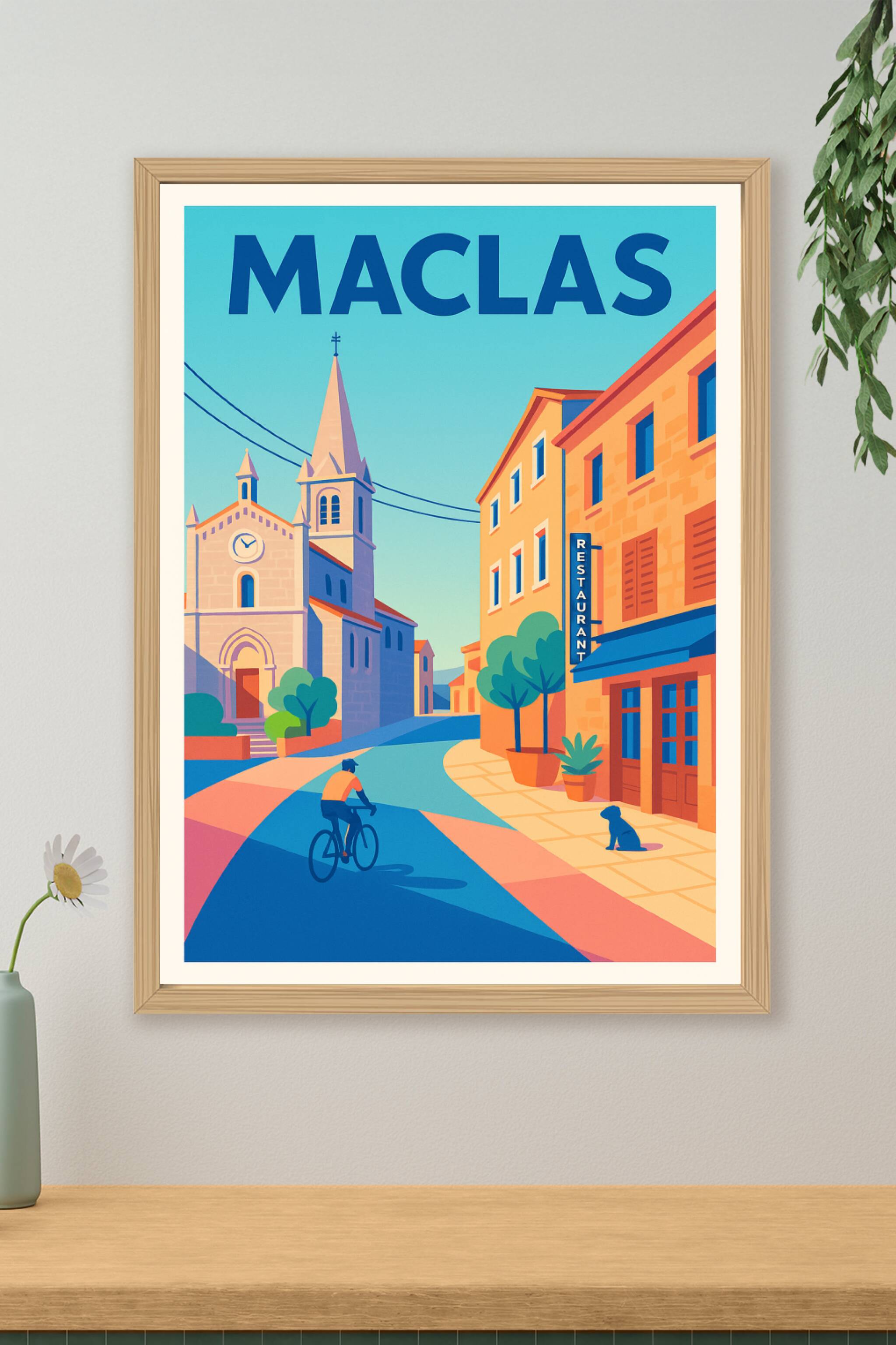 Affiche de Maclas - Harmonie paisible au cœur du village