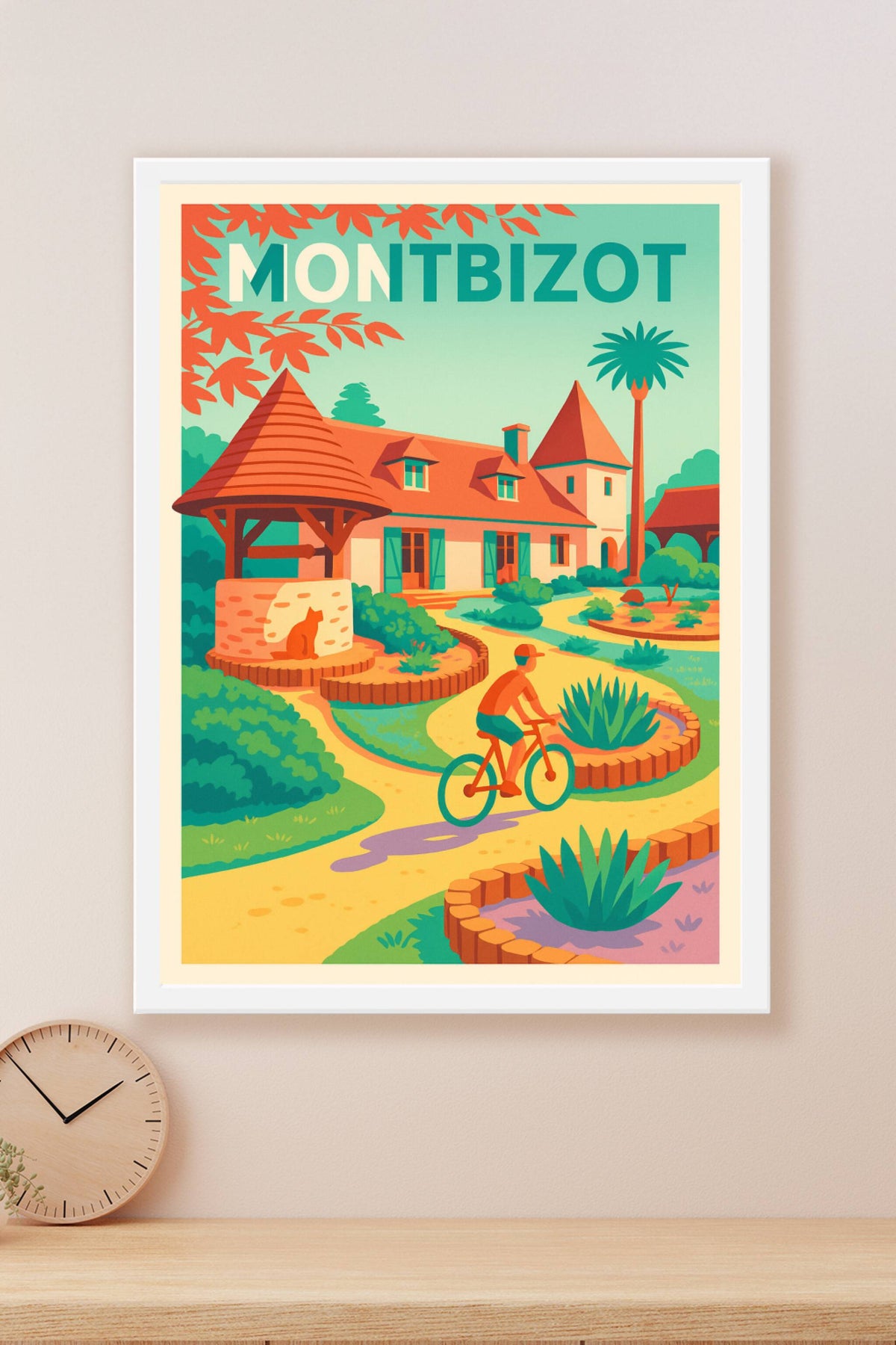 Affiche de Montbizot - Charme bucolique et douceur de vivre