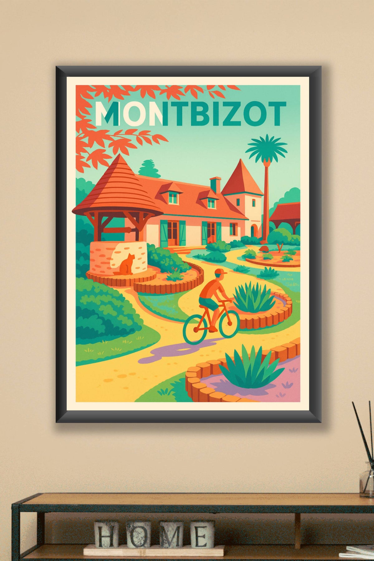 Affiche de Montbizot - Charme bucolique et douceur de vivre