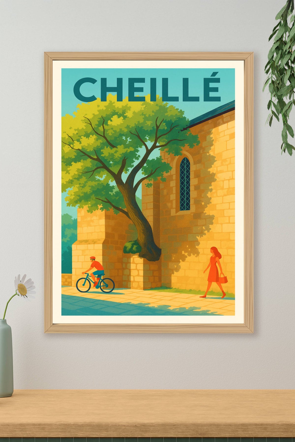 Affiche de Cheillé - Charme et douceur au fil de la lumière