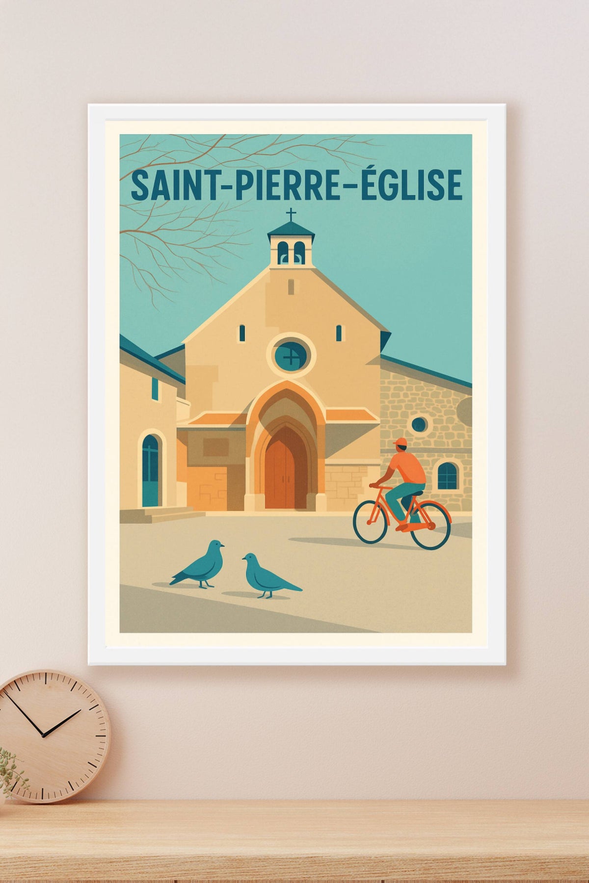 Affiche de Saint-Pierre-Église - Charme et sérénité au cœur du village