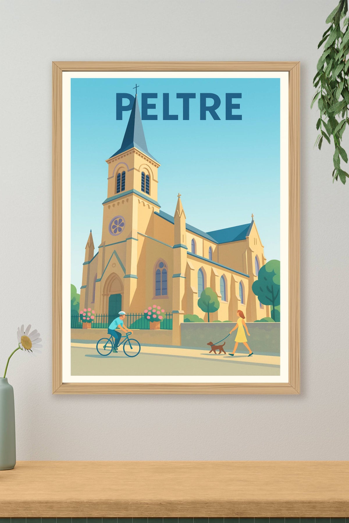Affiche de Peltre - Charme paisible et architecture élégante