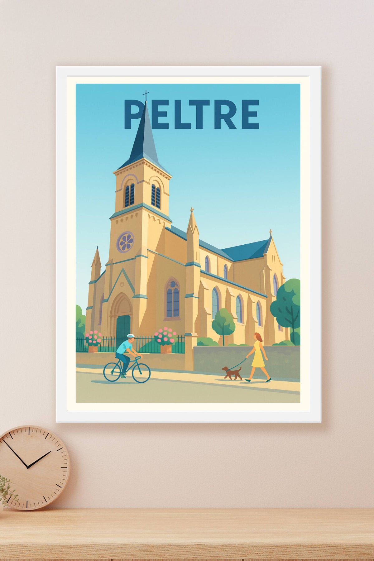 Affiche de Peltre - Charme paisible et architecture élégante