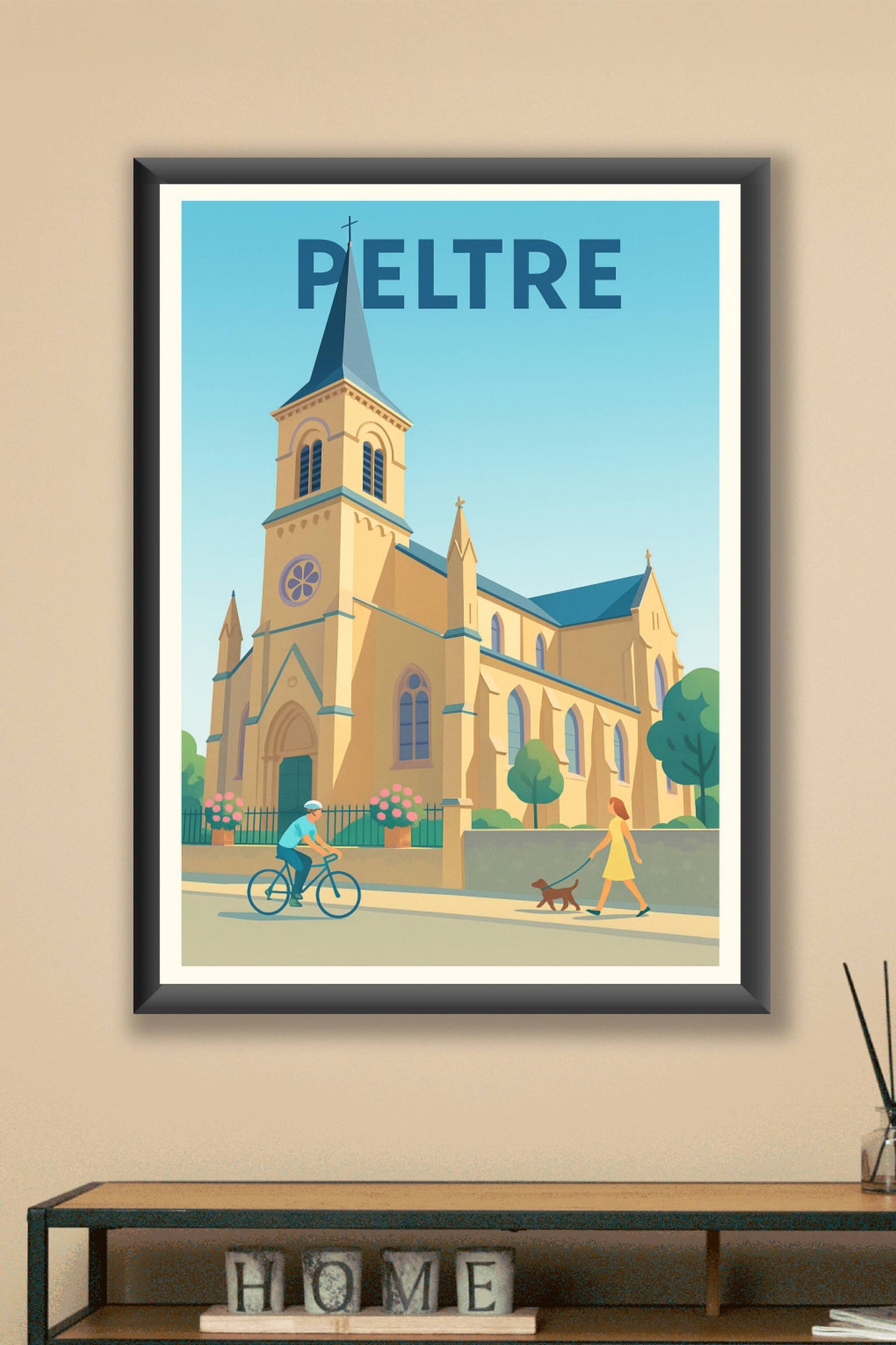 Affiche de Peltre - Charme paisible et architecture élégante