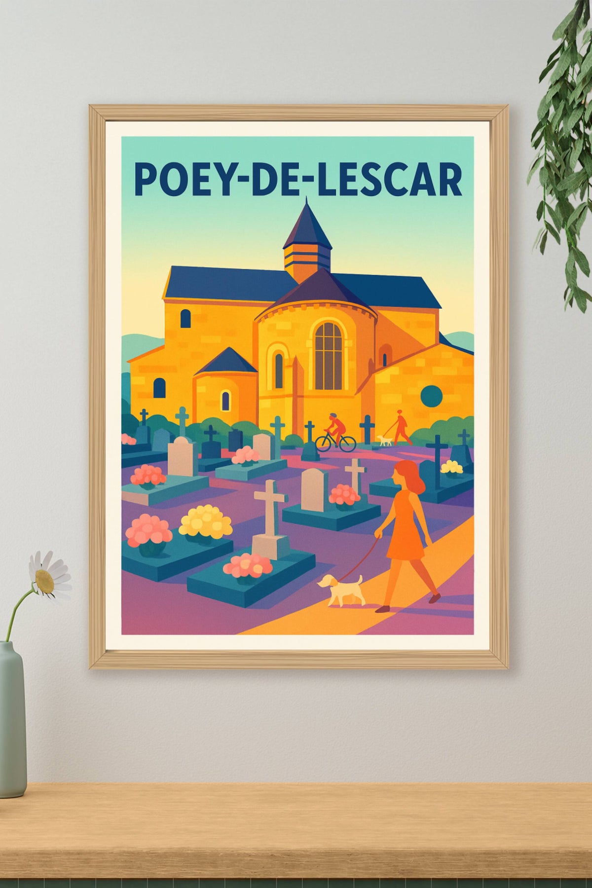 Affiche de Poey-de-Lescar - Un coin de sérénité et patrimoine