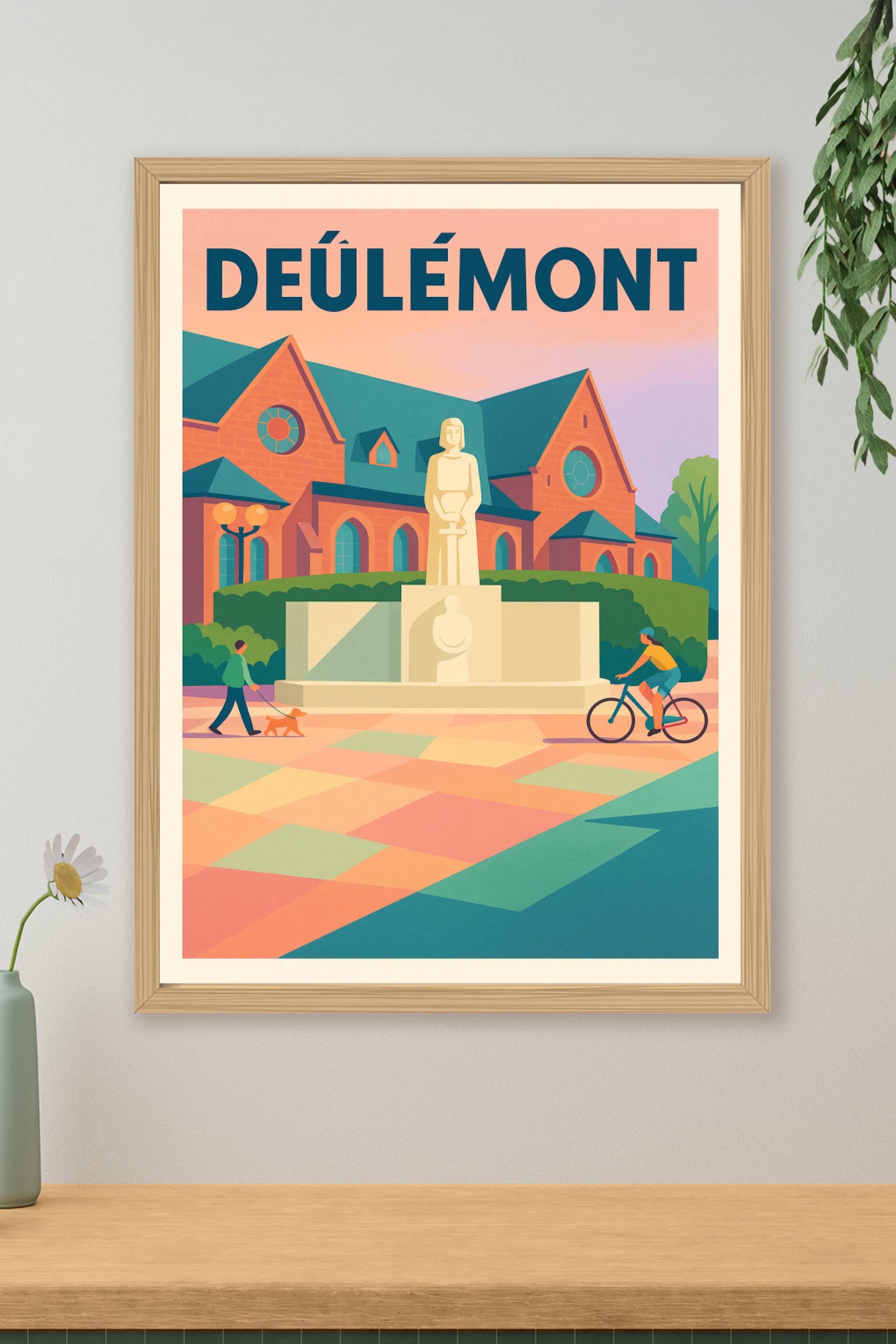 Affiche de Deûlémont - Charme et sérénité au cœur de la ville