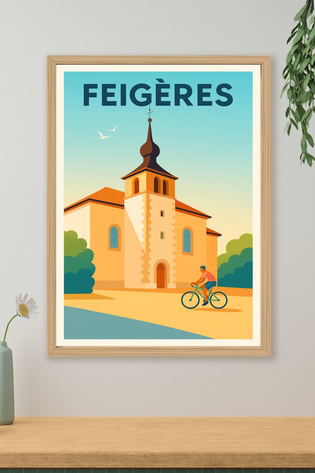 Affiche de Feigères - Douceur champêtre et patrimoine typique
