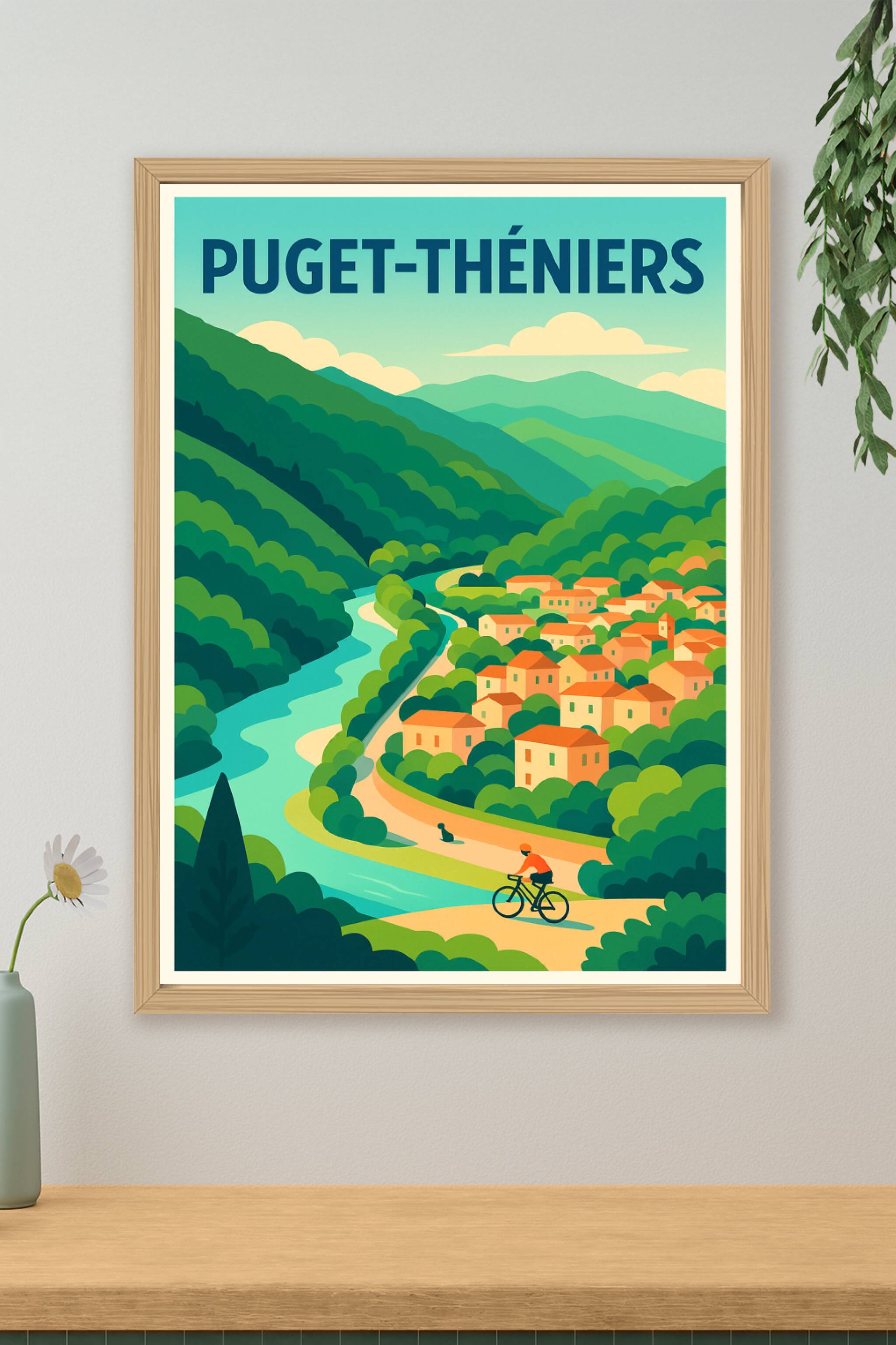 Affiche de Puget-Théniers - Escapade nature au cœur des vallées