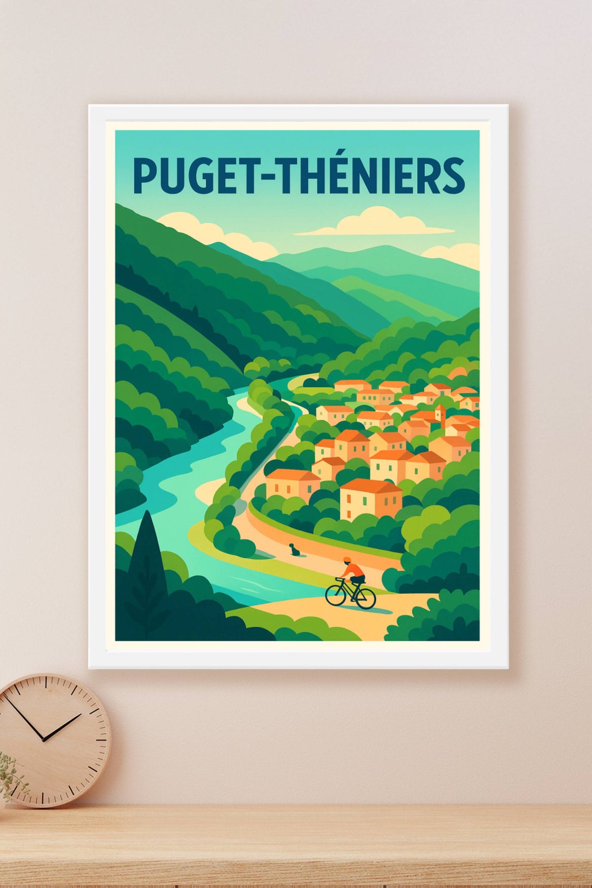 Affiche de Puget-Théniers - Escapade nature au cœur des vallées