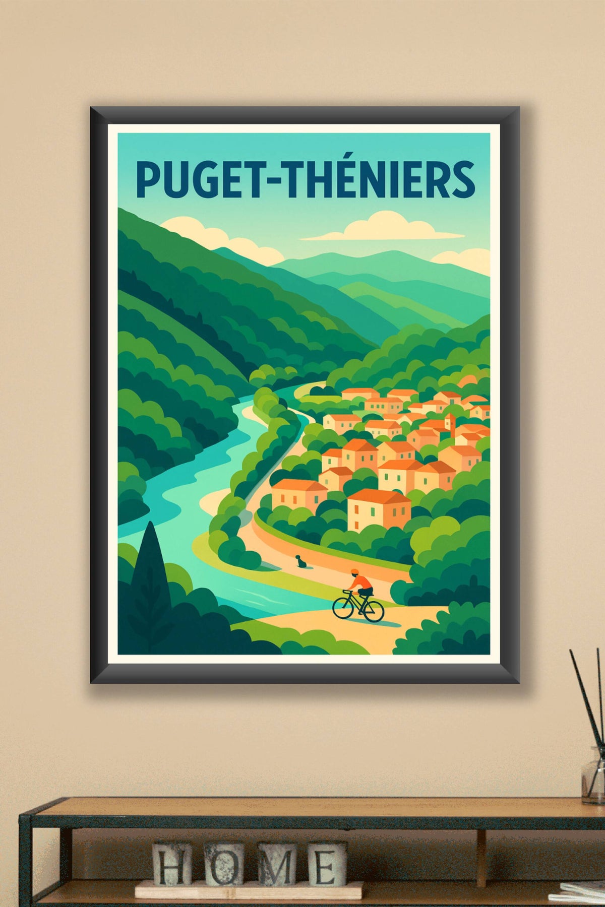 Affiche de Puget-Théniers - Escapade nature au cœur des vallées