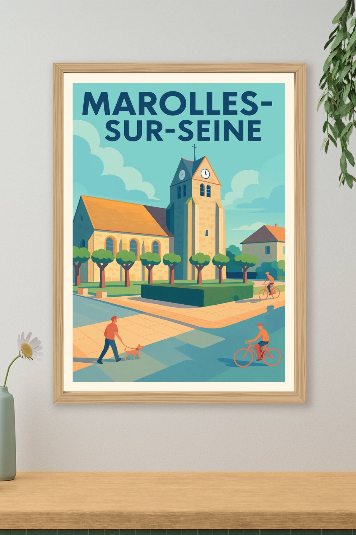 Affiche de Marolles-sur-Seine - Un coin de sérénité en bord de Seine