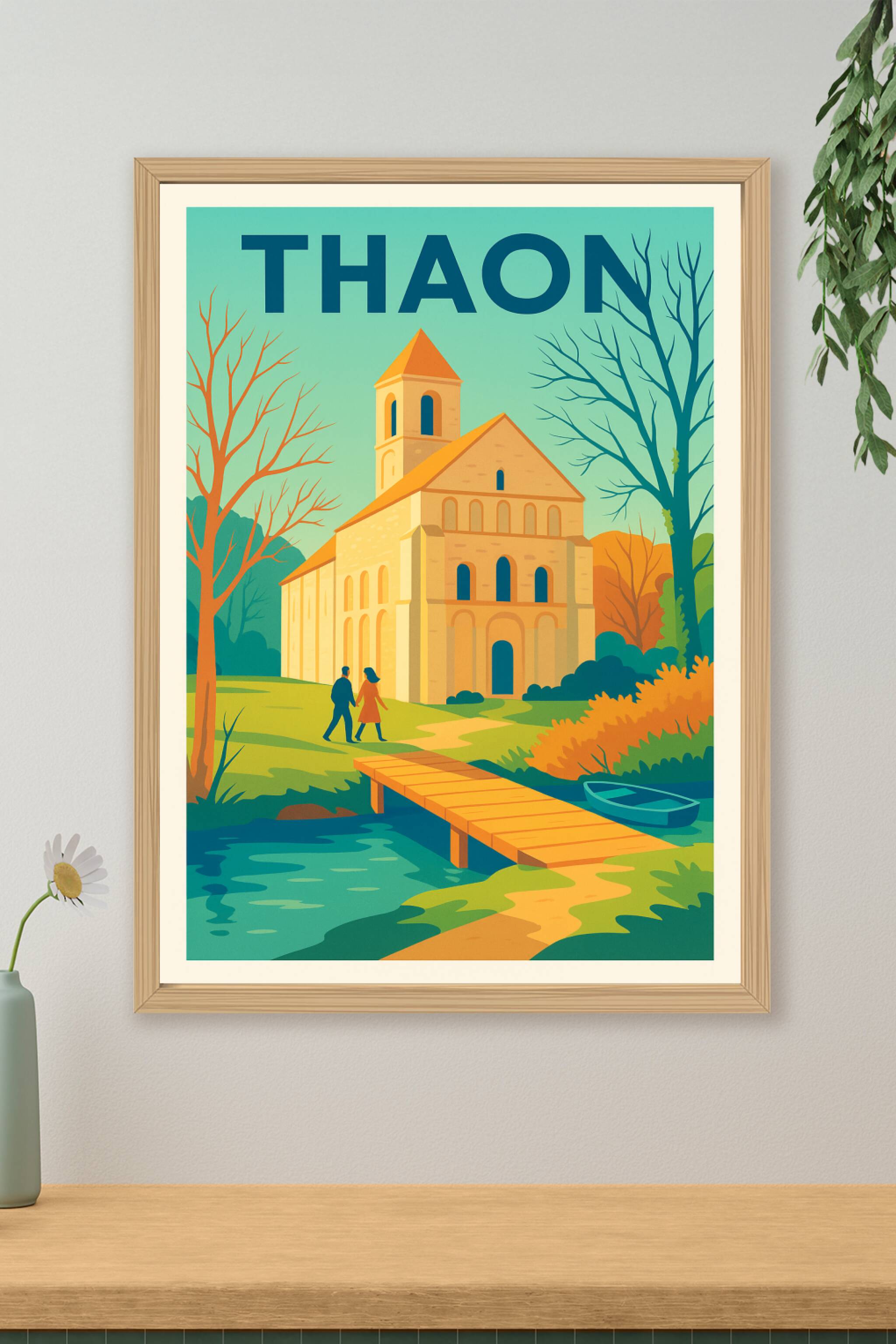 Affiche de Thaon - Un havre de paix entre nature et patrimoine