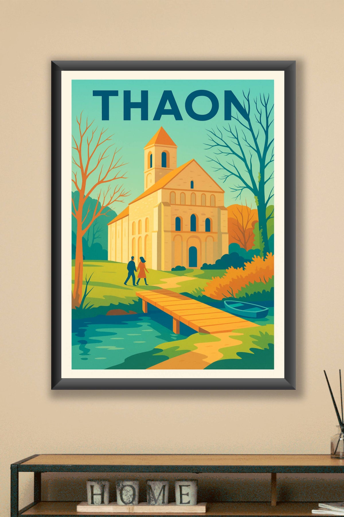 Affiche de Thaon - Un havre de paix entre nature et patrimoine