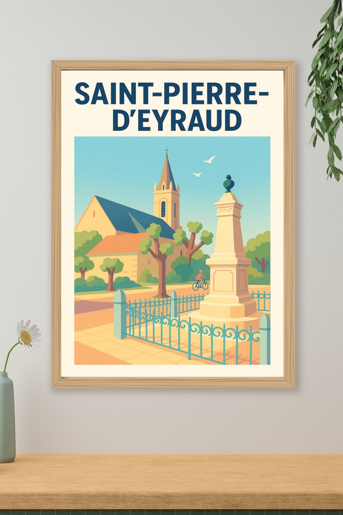 Affiche de Saint-Pierre-d'Eyraud - Charme et quiétude d'un village authentique