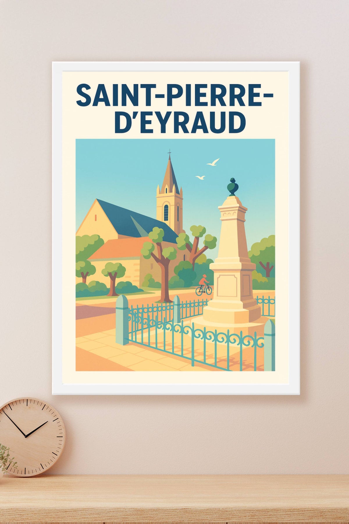 Affiche de Saint-Pierre-d'Eyraud - Charme et quiétude d'un village authentique