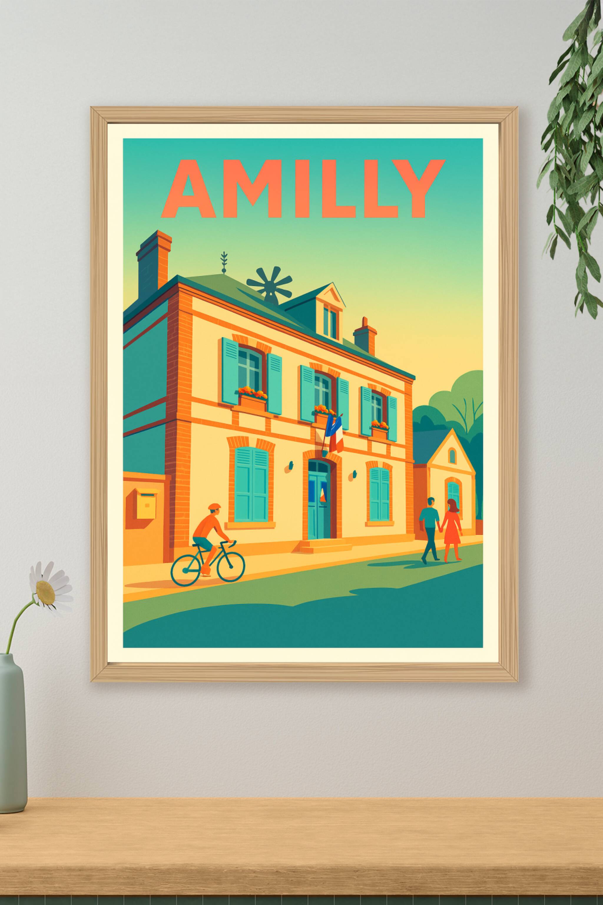 Affiche de Amilly - Charme tranquille et ambiance conviviale