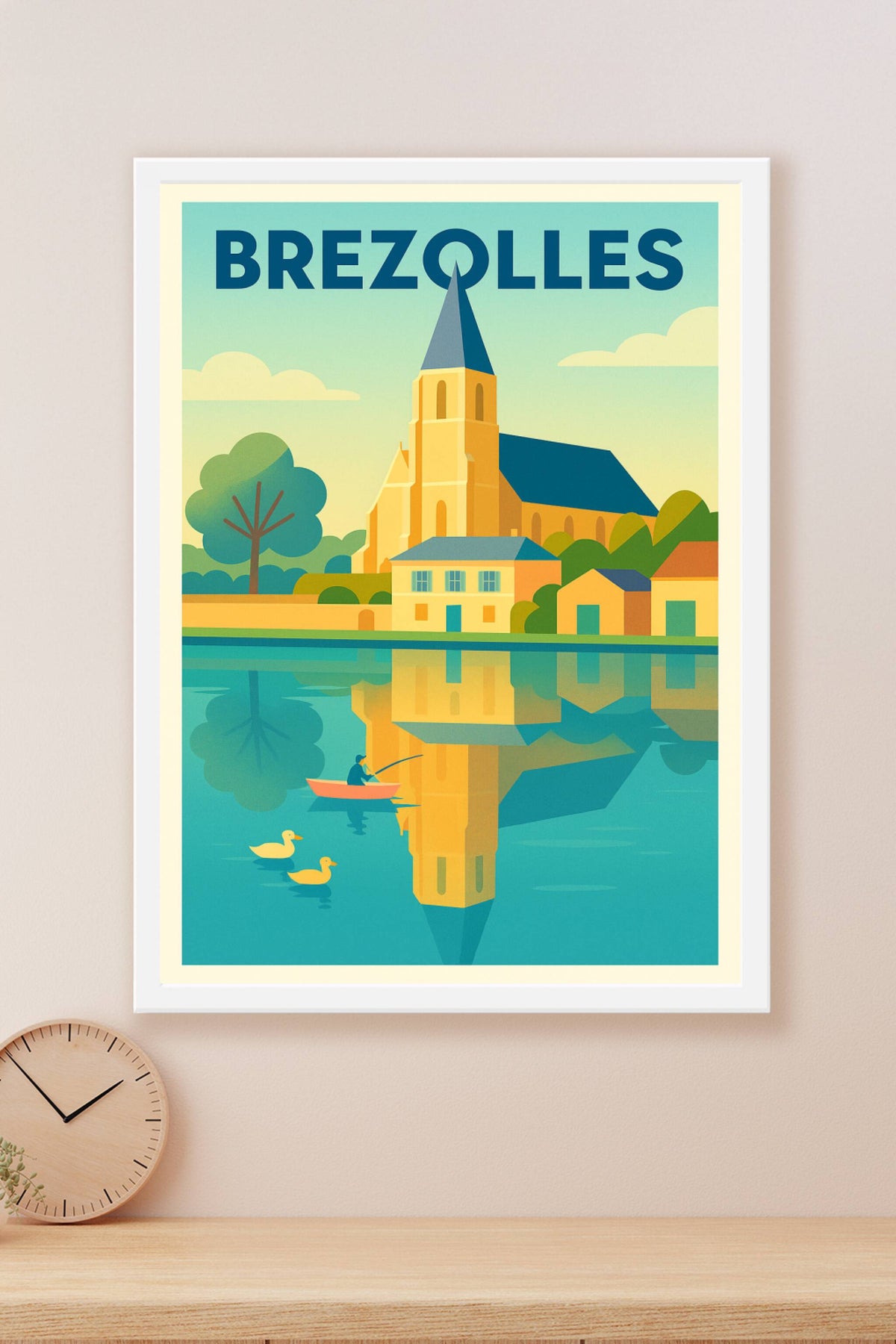 Affiche de Brezolles - Sérénité au fil de l'eau