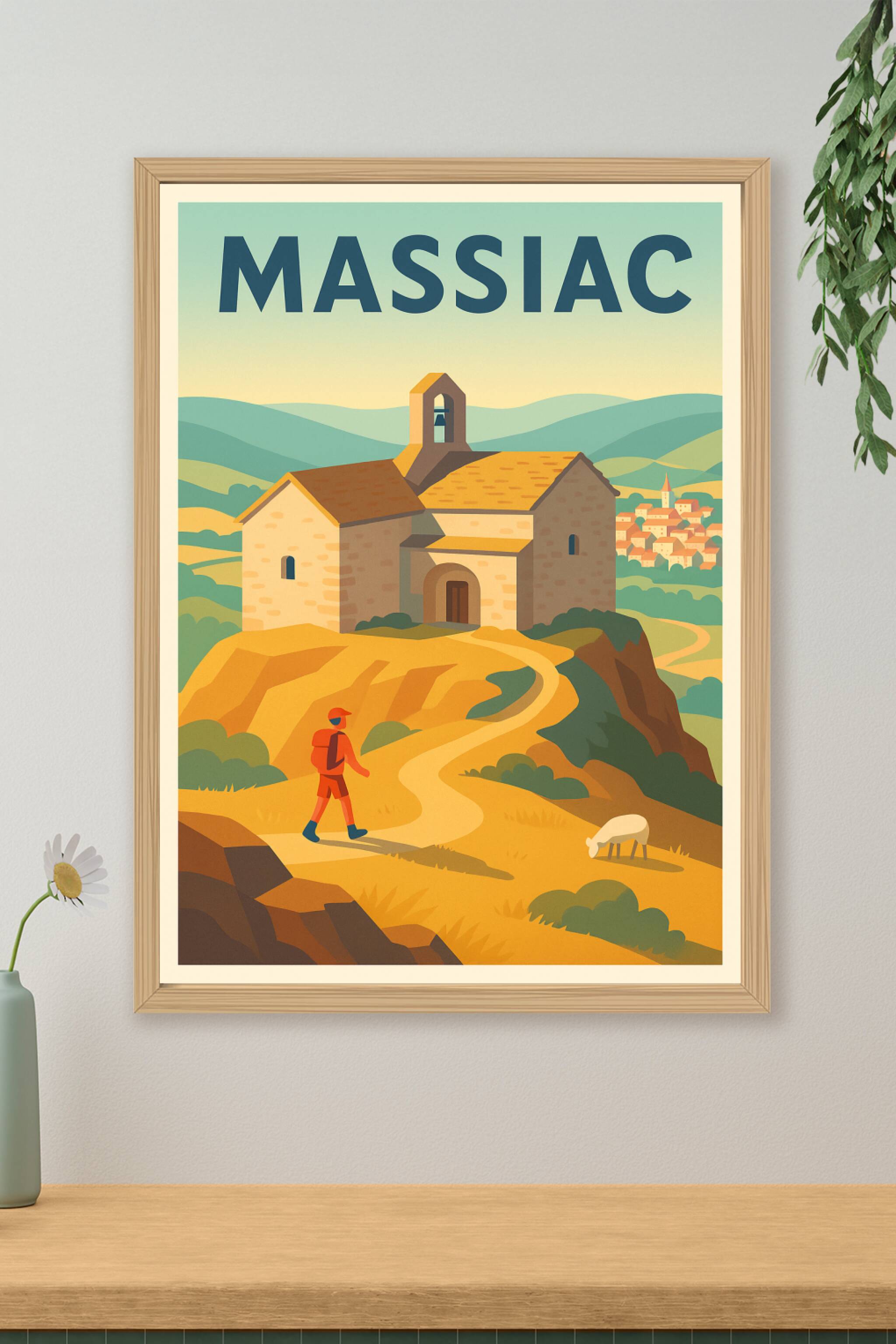 Affiche de Massiac - Randonnée et charme au cœur de l'Auvergne