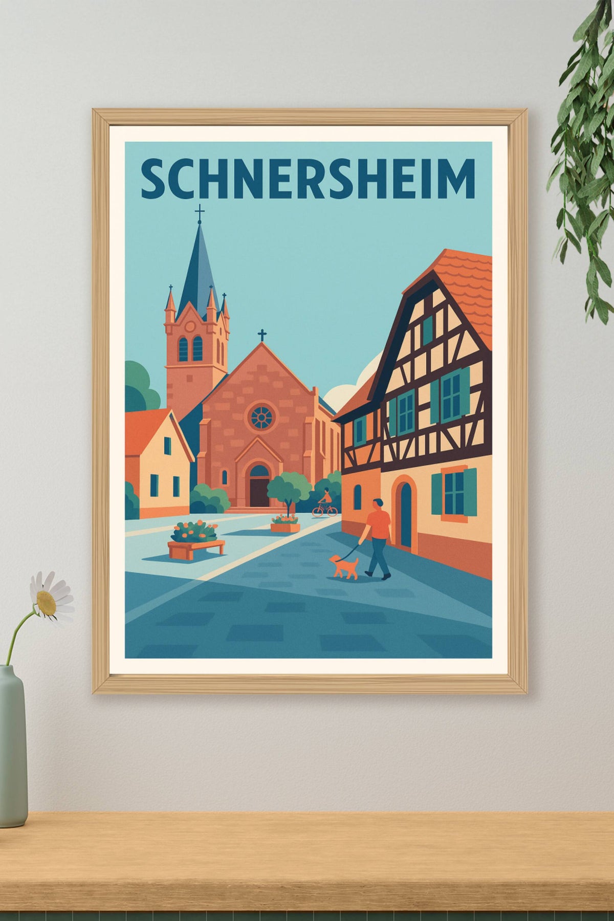 Affiche de Schnersheim - Charme pittoresque et ambiance paisible