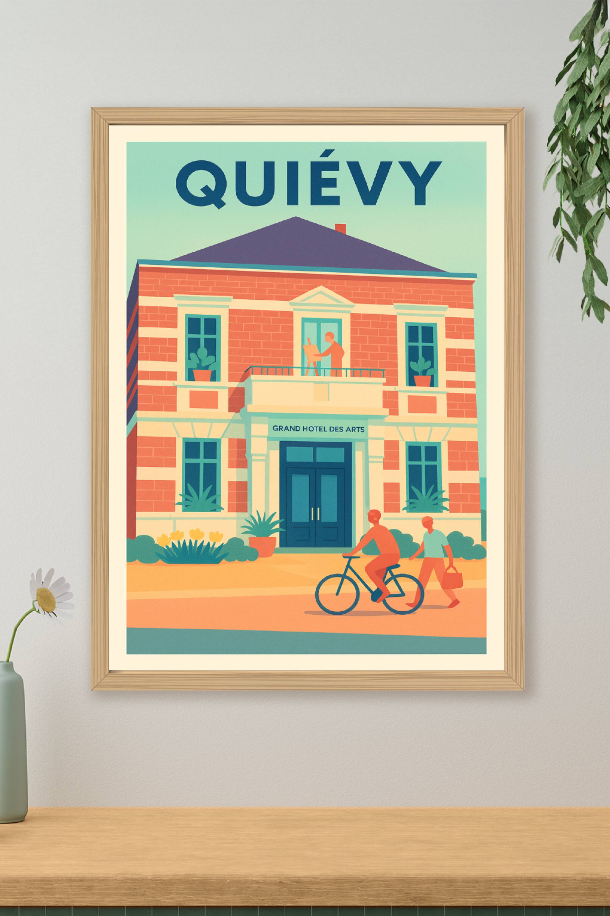 Affiche de Quiévy - Charme artistique et douceur de vivre