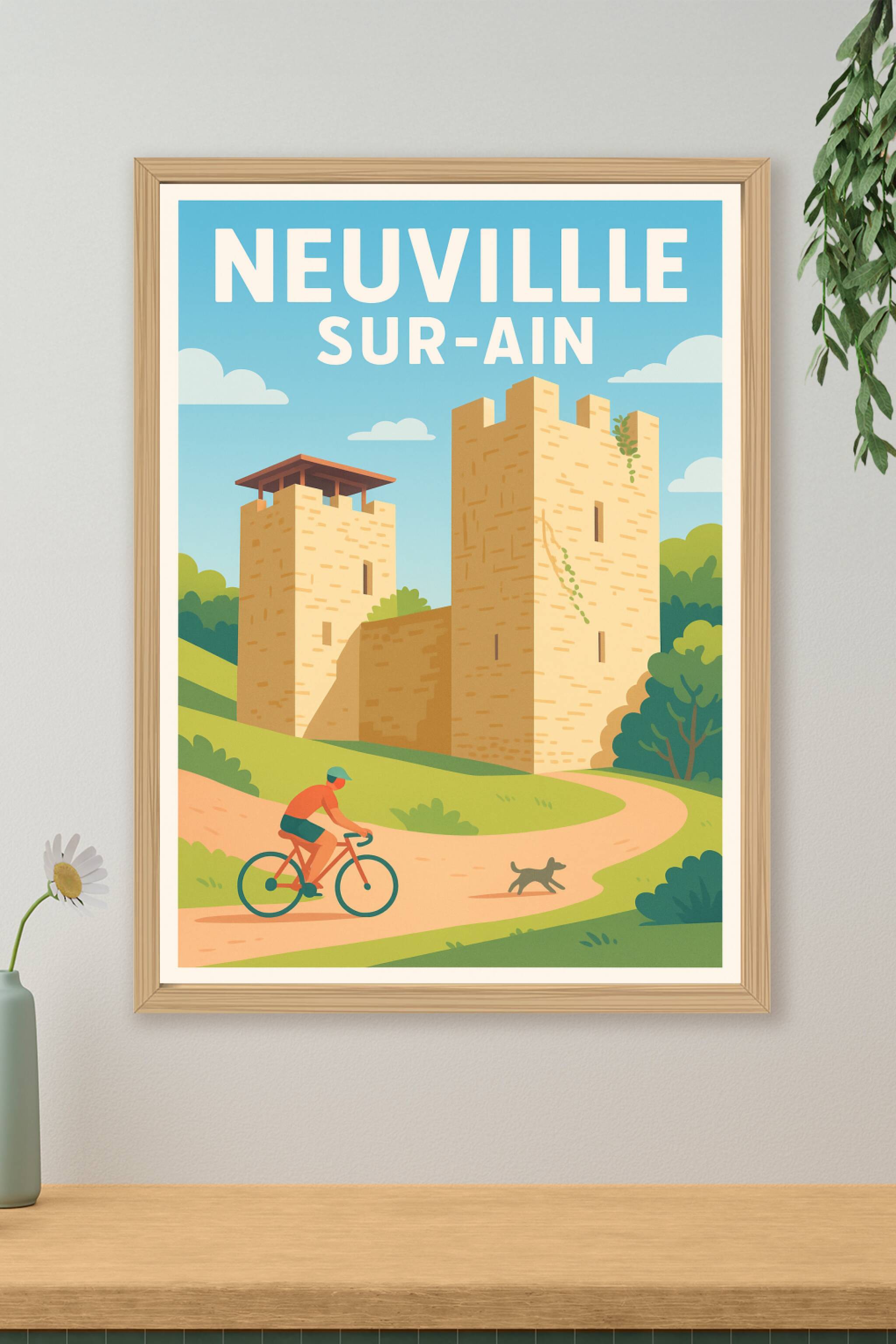 Affiche de Neuville-sur-Ain - Évasion et découverte en pleine nature
