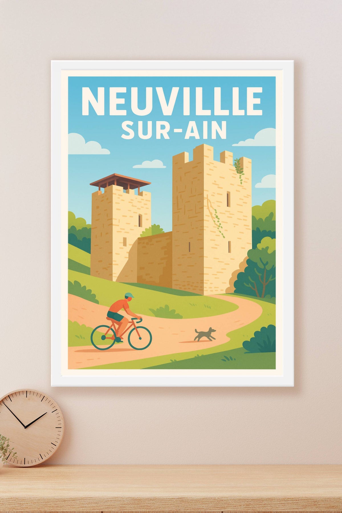 Affiche de Neuville-sur-Ain - Évasion et découverte en pleine nature