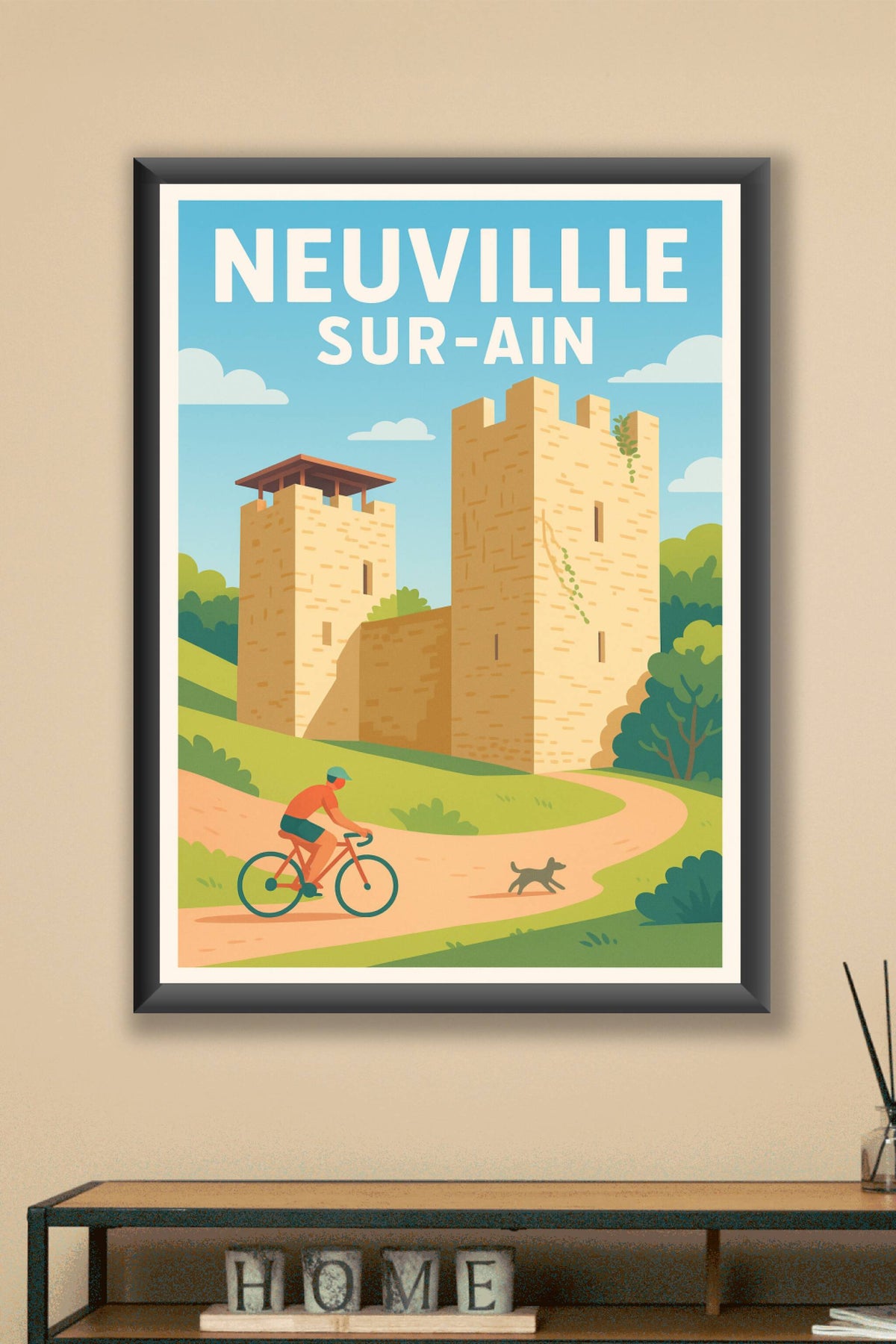Affiche de Neuville-sur-Ain - Évasion et découverte en pleine nature