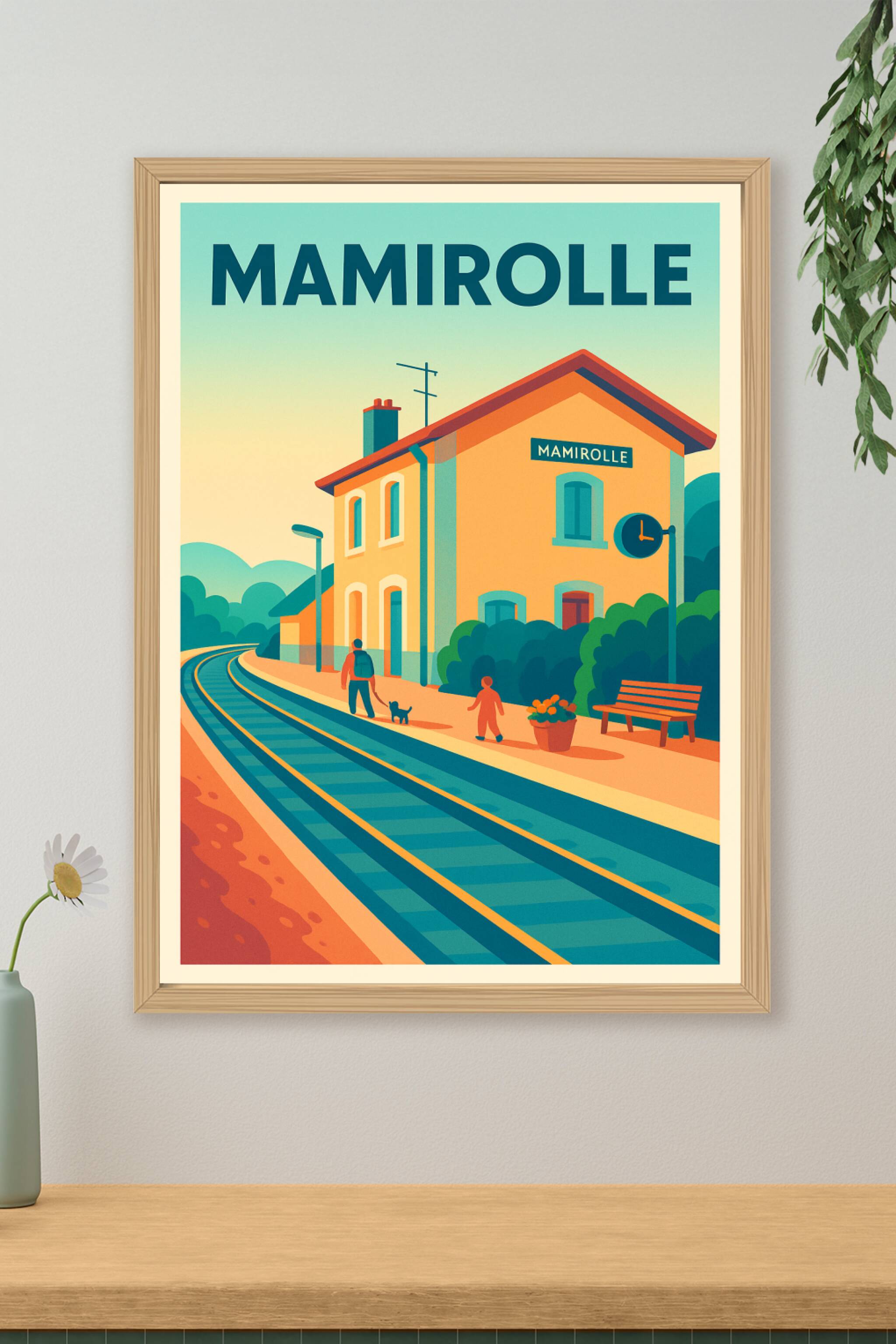 Affiche de Mamirolle - L'escapade bucolique à la gare