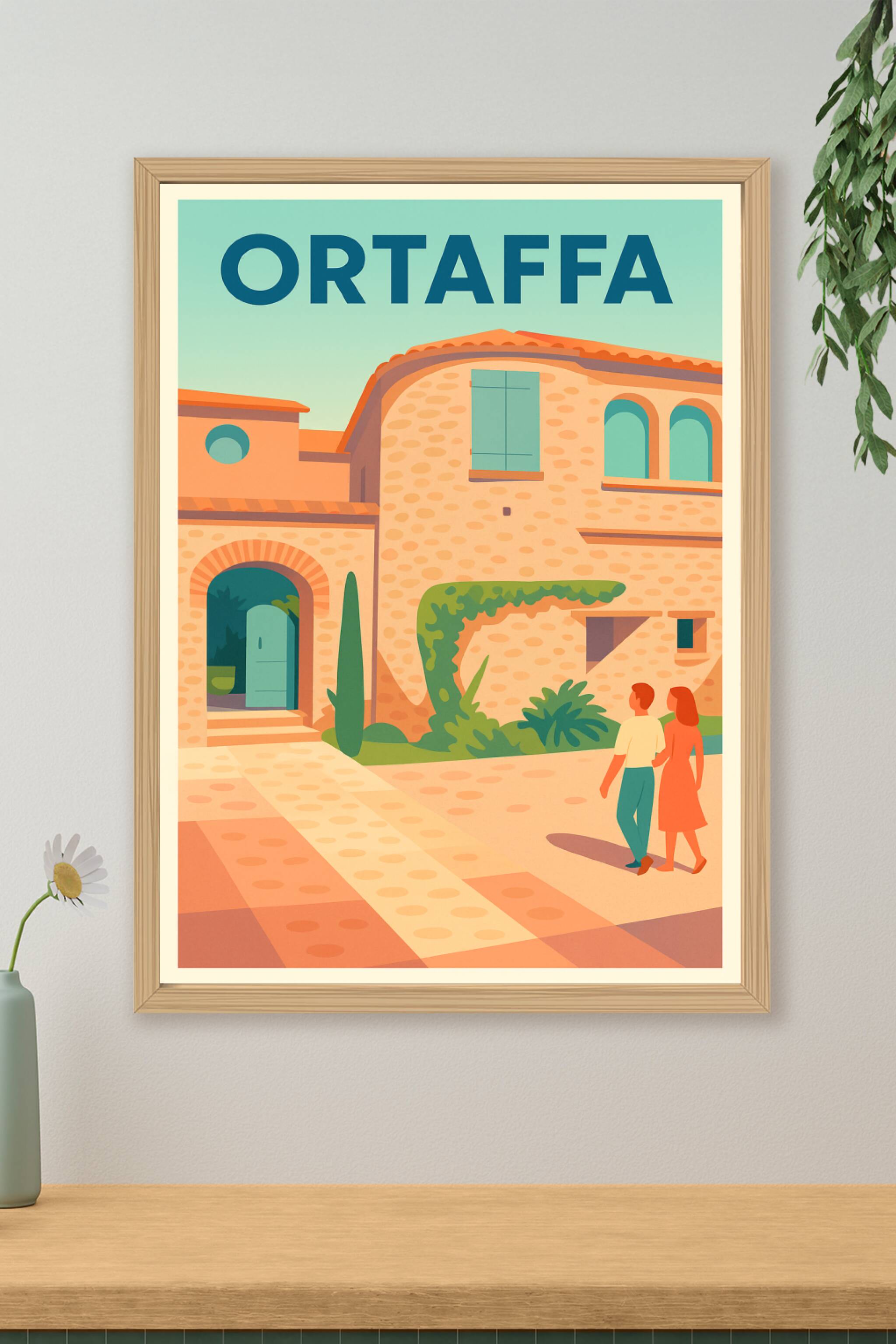 Affiche de Ortaffa - Charme méridional et douceur de vivre