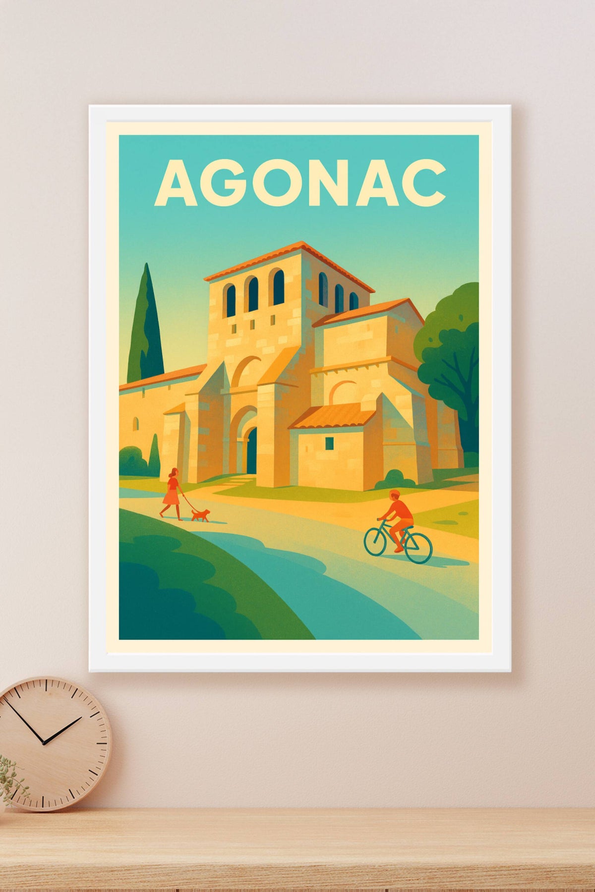 Affiche de Agonac - L'élégance paisible d'un village historique