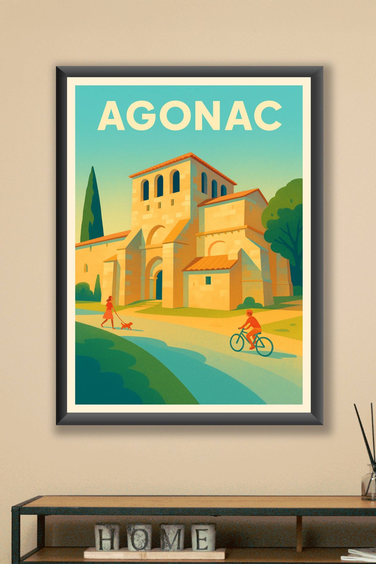 Affiche de Agonac - L'élégance paisible d'un village historique