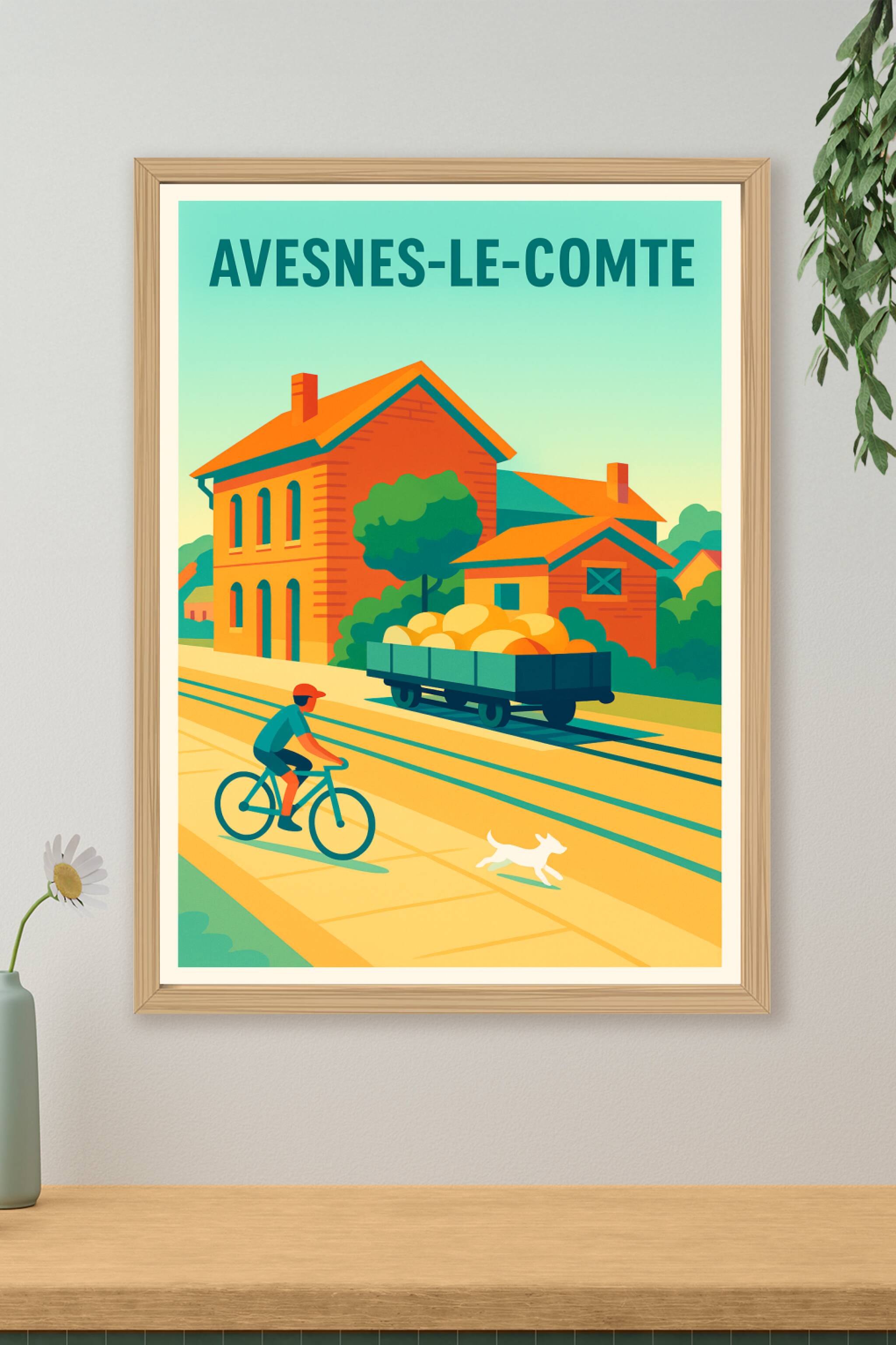Affiche de Avesnes-le-Comte - Charme bucolique et douceur de vivre
