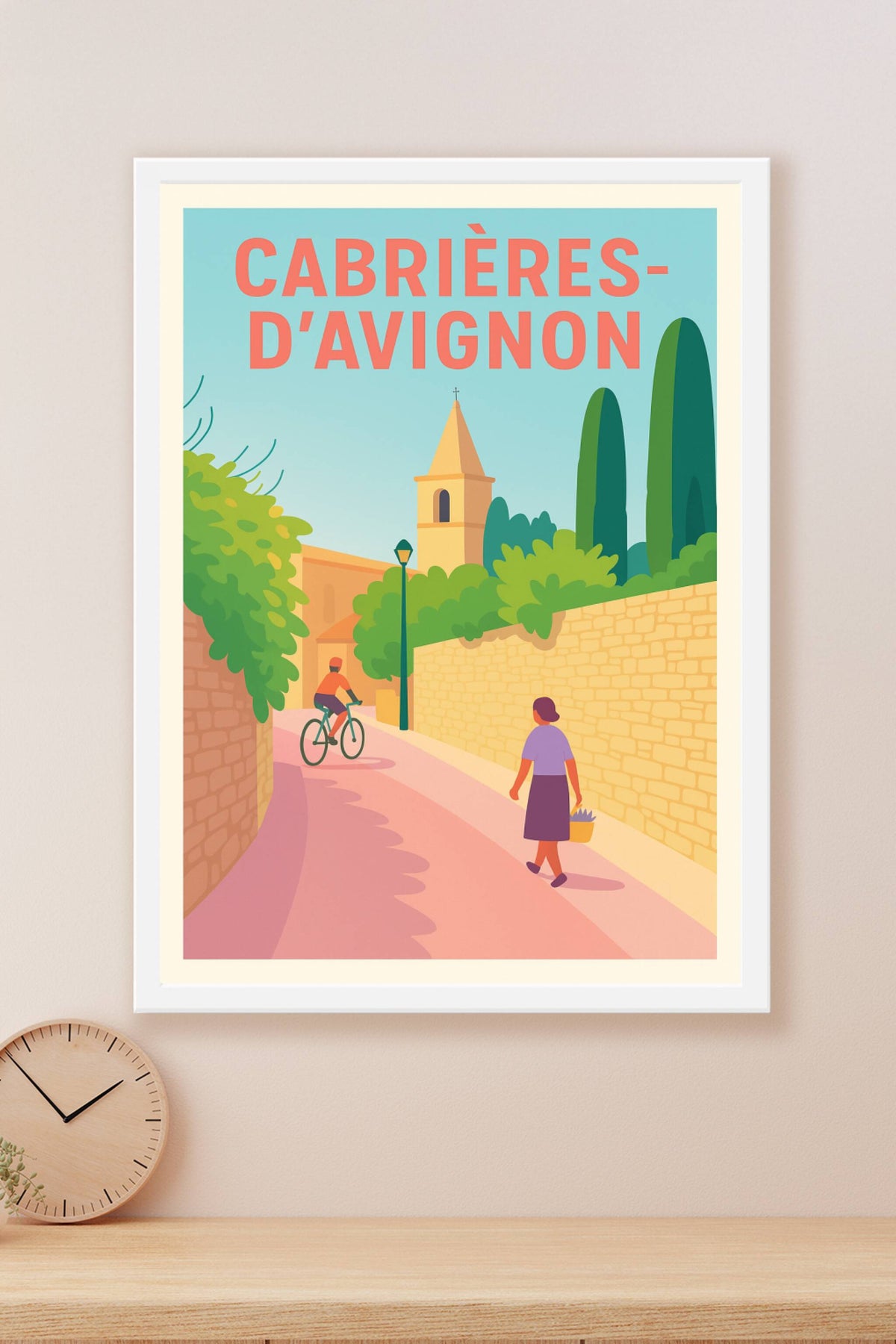 Affiche de Cabrières-d'Avignon - Balade en douceur au cœur du village