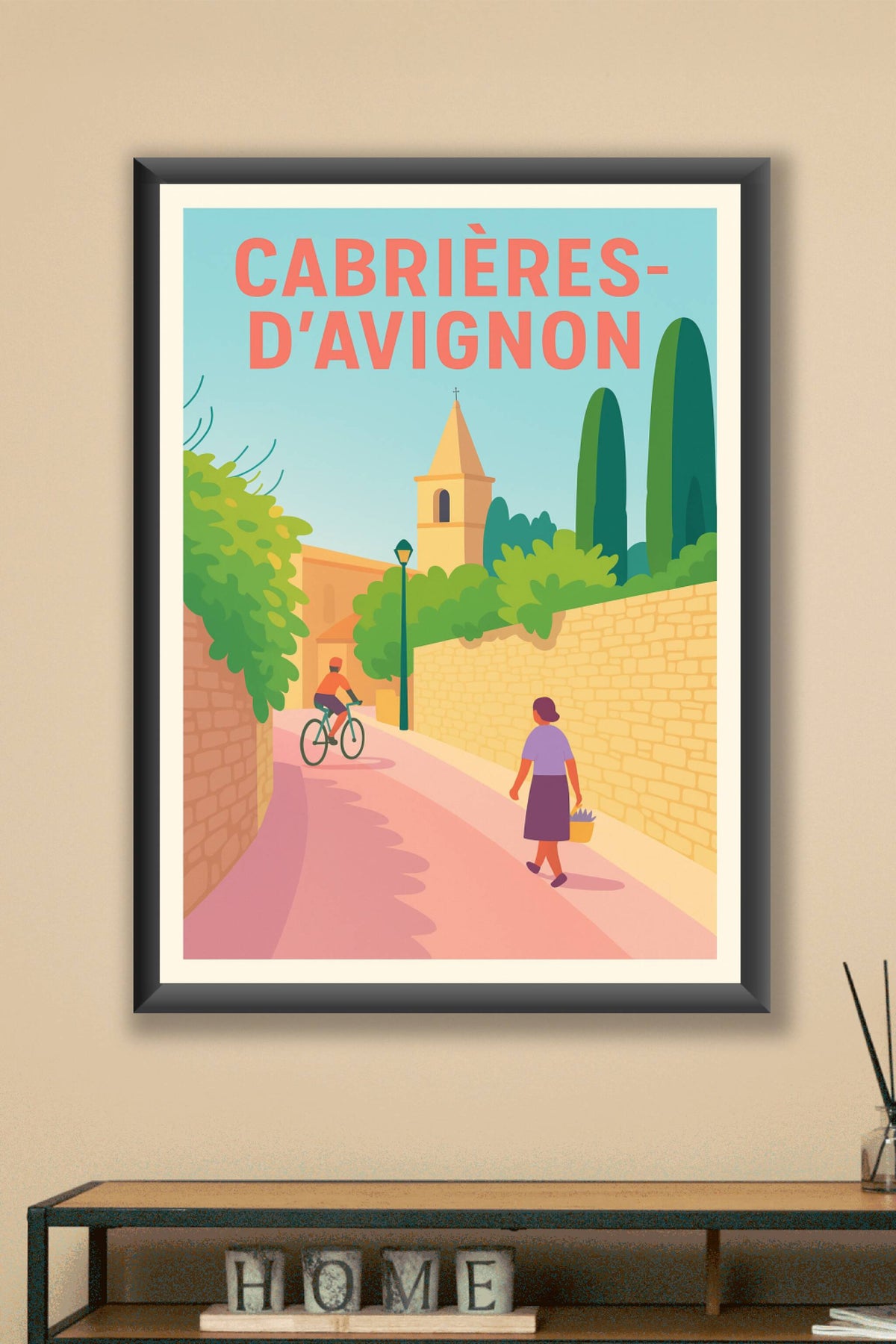 Affiche de Cabrières-d'Avignon - Balade en douceur au cœur du village
