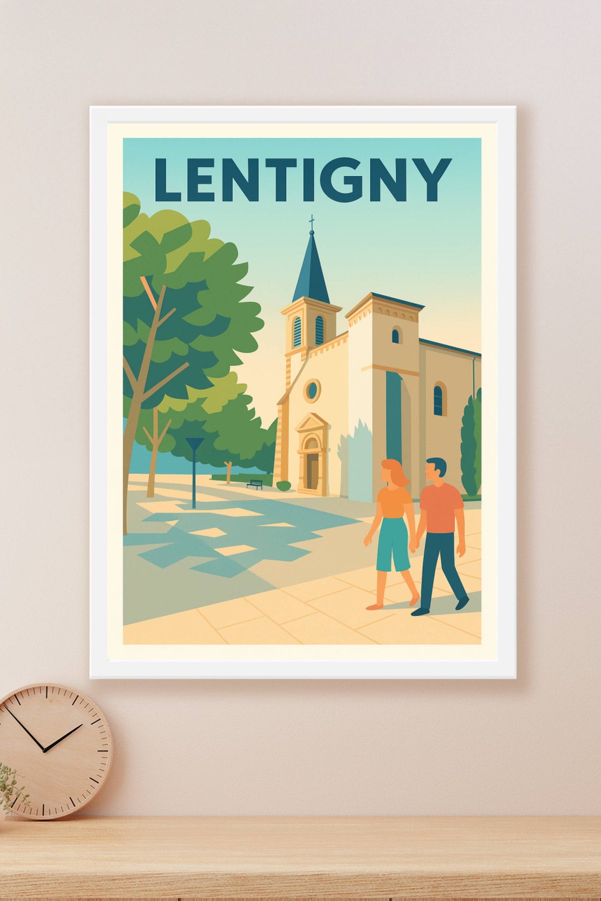 Affiche de Lentigny - Charme et Sérénité au Cœur du Village