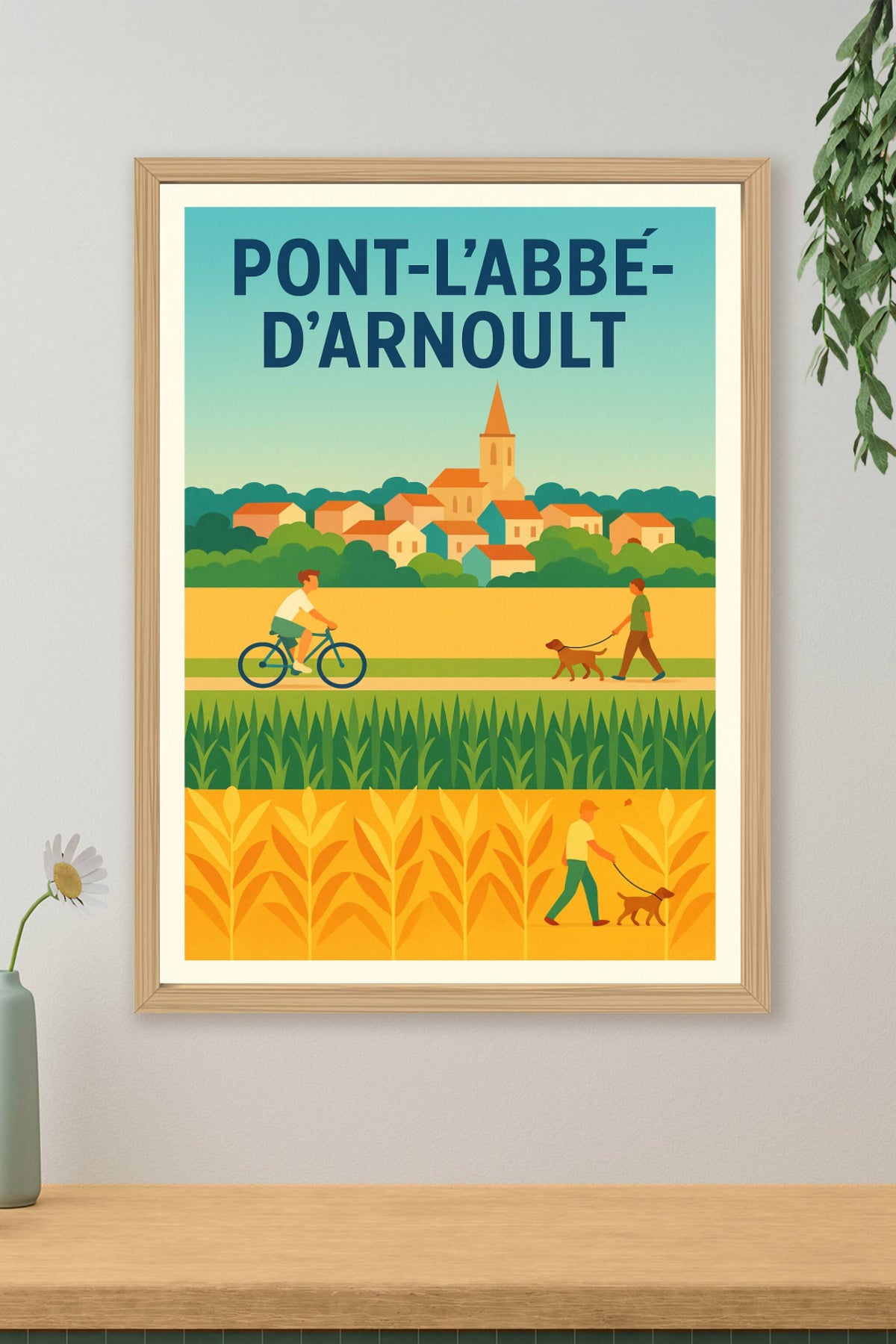 Affiche de Pont-l'Abbé-d'Arnoult - Charme champêtre à portée de main
