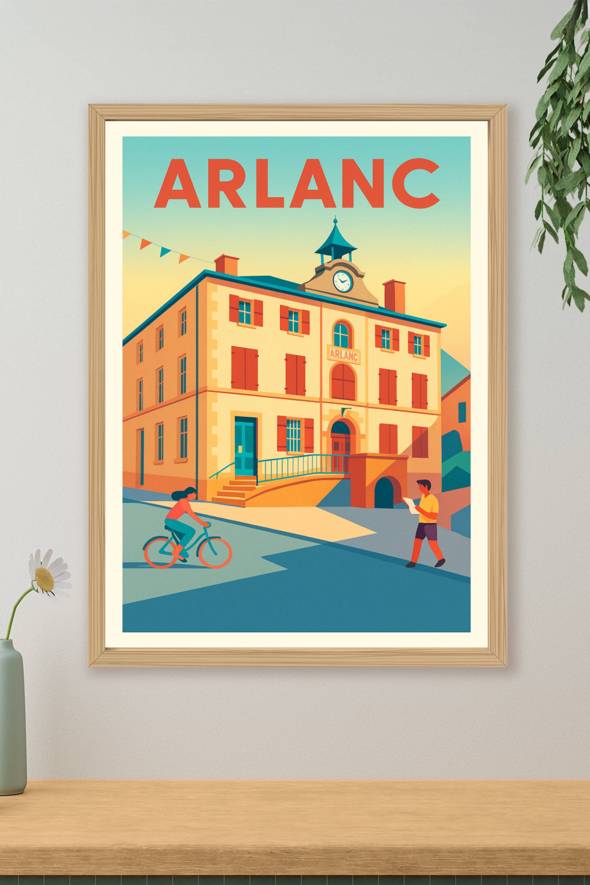 Affiche de Arlanc - Charme et douceur au cœur du village