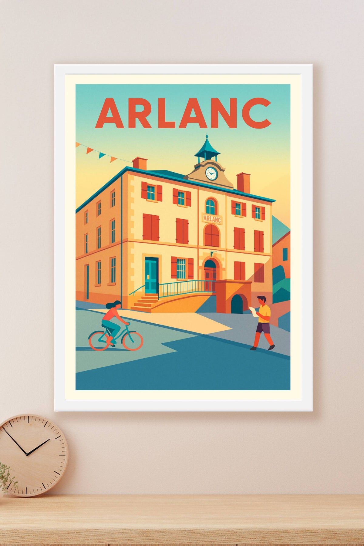 Affiche de Arlanc - Charme et douceur au cœur du village