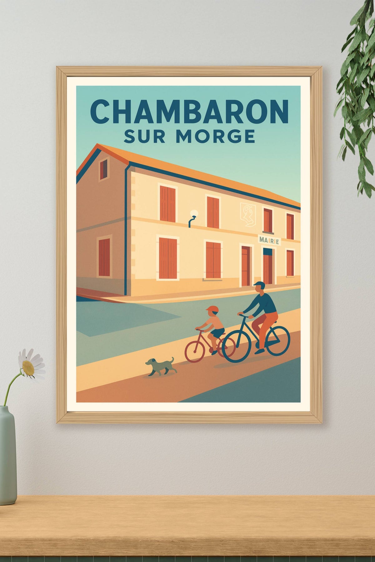 Affiche de Chambaron sur Morge - Vie paisible et douce en pleine nature