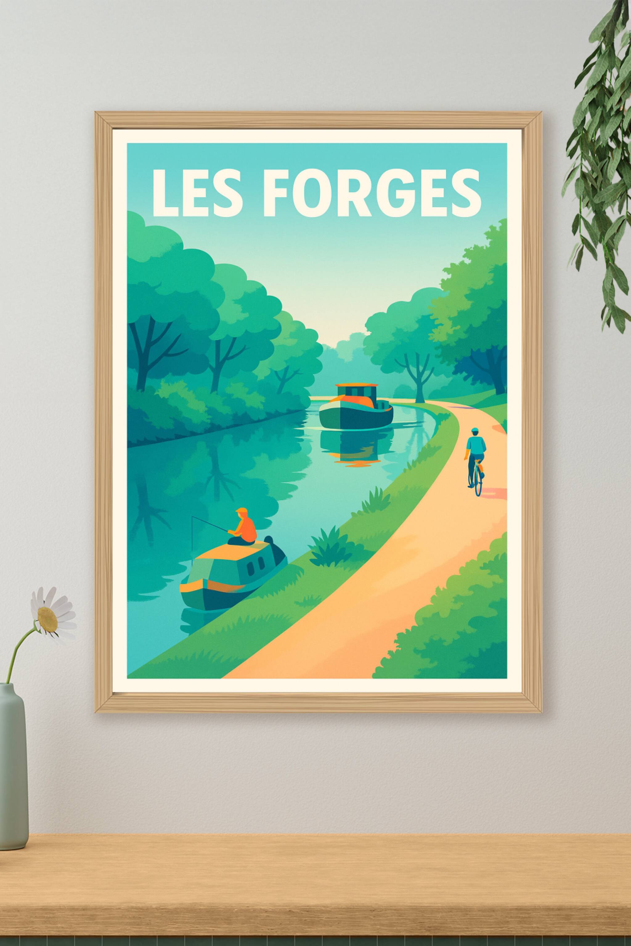 Affiche de Les Forges - Évasion paisible au fil de l'eau